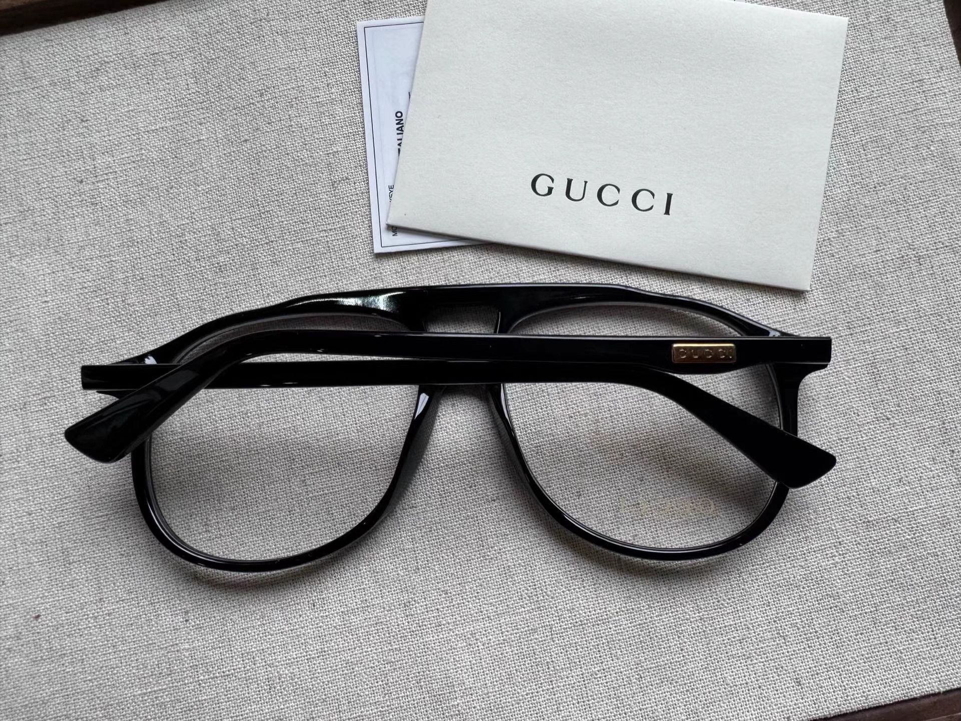 Gucci GUCCI Fashion Double-Bridge Lightweight Acetate Frame K2 Size ONE SIZE - 2 Thumbnail