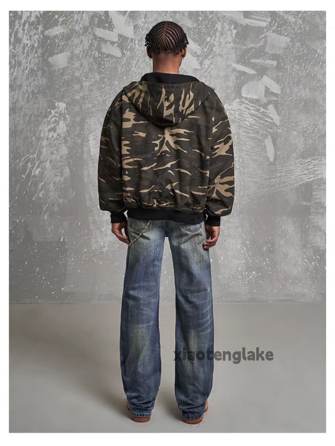 Jean × Vintage washed faded punk grunge stain paint grunge jeans Size US 30 / EU 46 - 8 Thumbnail