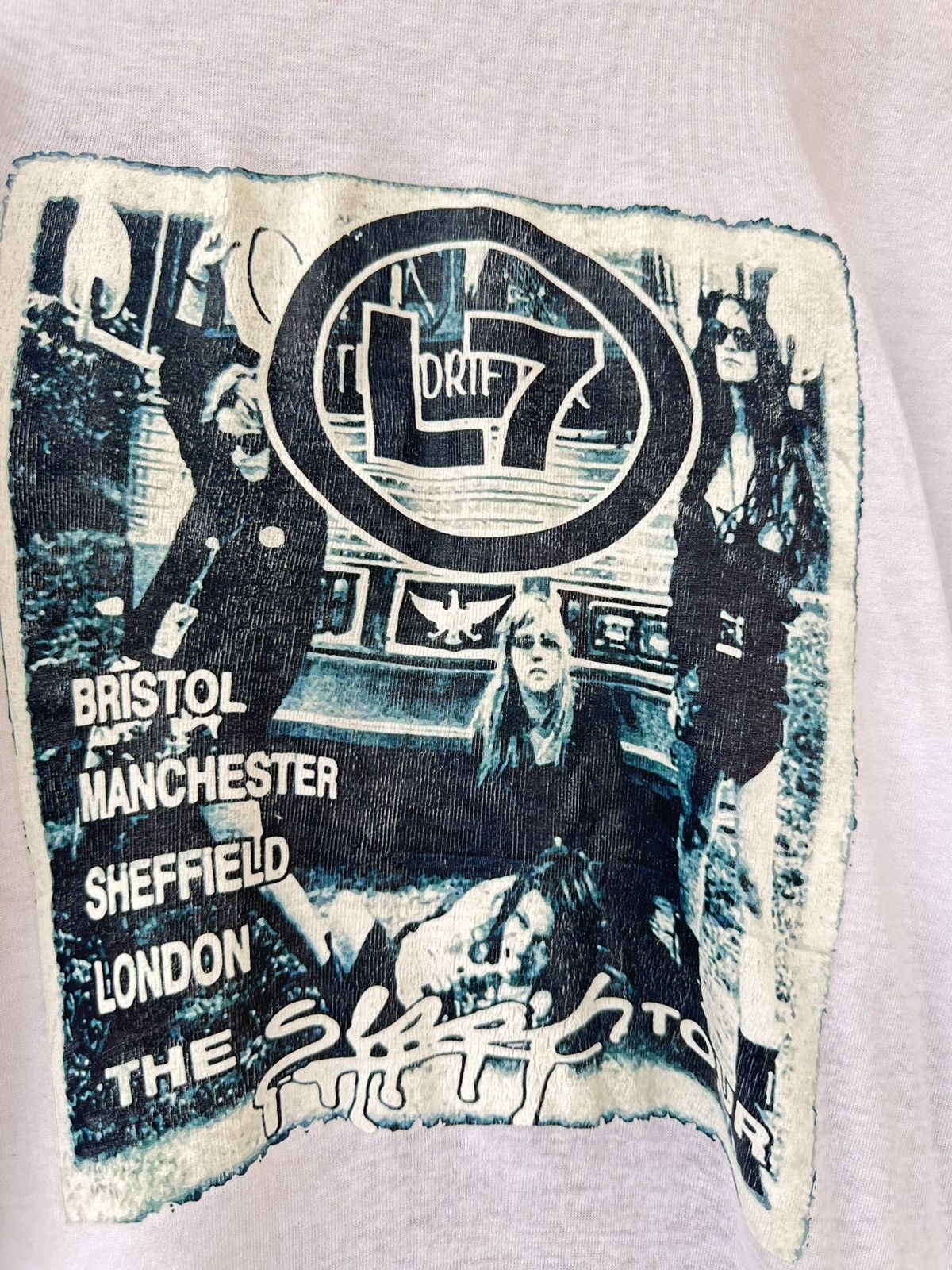 Band Tees Vintage 90s L7 The Slash Tour Band LS Tee Size US L / EU 52-54 / 3 - 5 Thumbnail