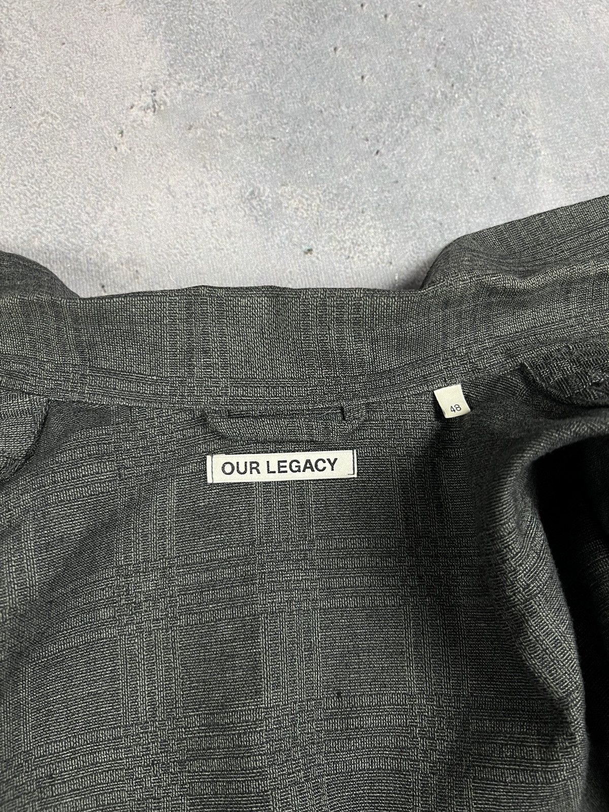 Our Legacy Our legacy Linen wool tartan jacket Size US M / EU 48-50 / 2 - 3 Thumbnail
