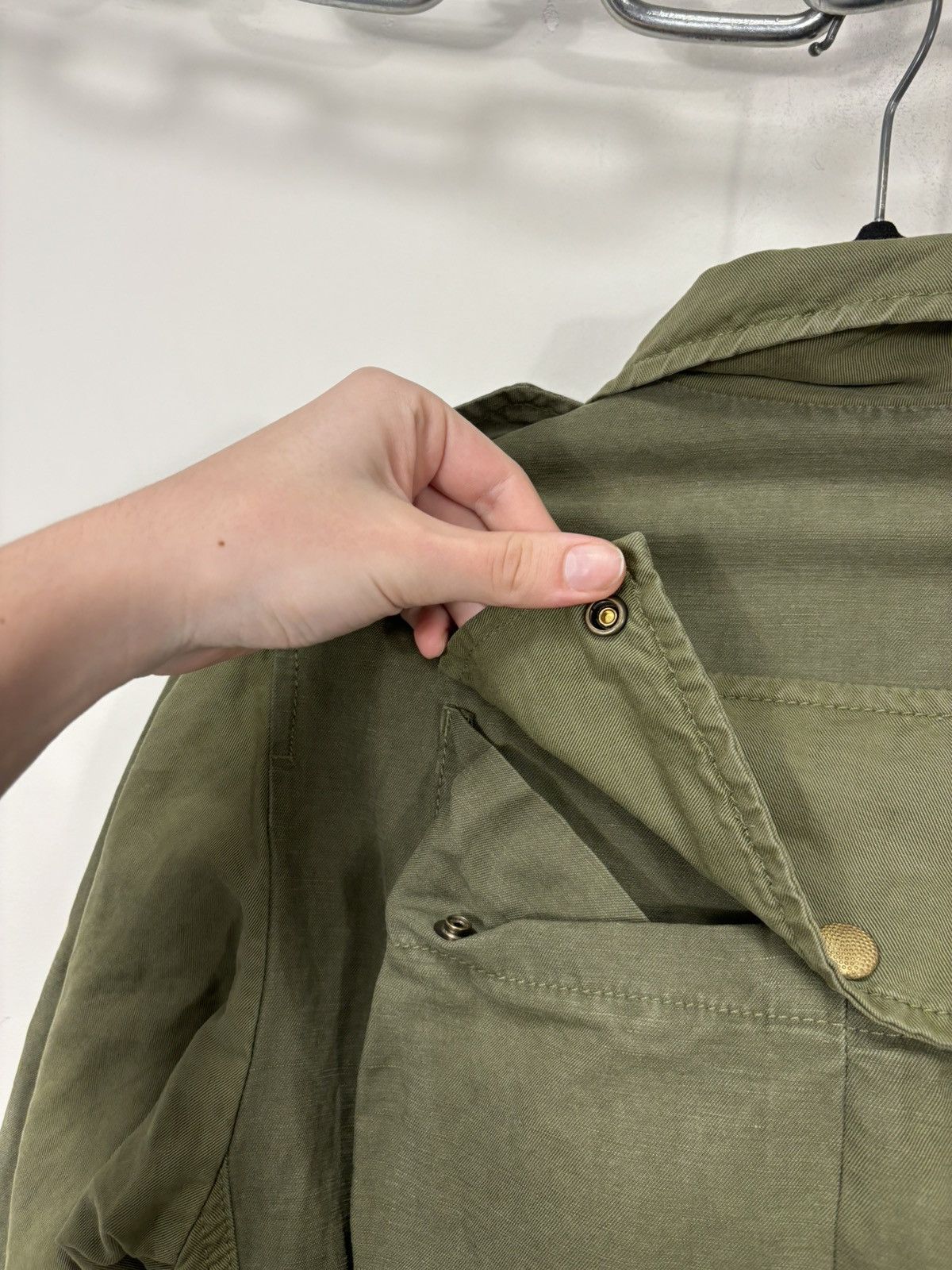 Diesel Diesel G-Claudia Giacca NWT Women’s Multipocket Olive Jacket Size XXS / US 00 / IT 34 - 22 Thumbnail