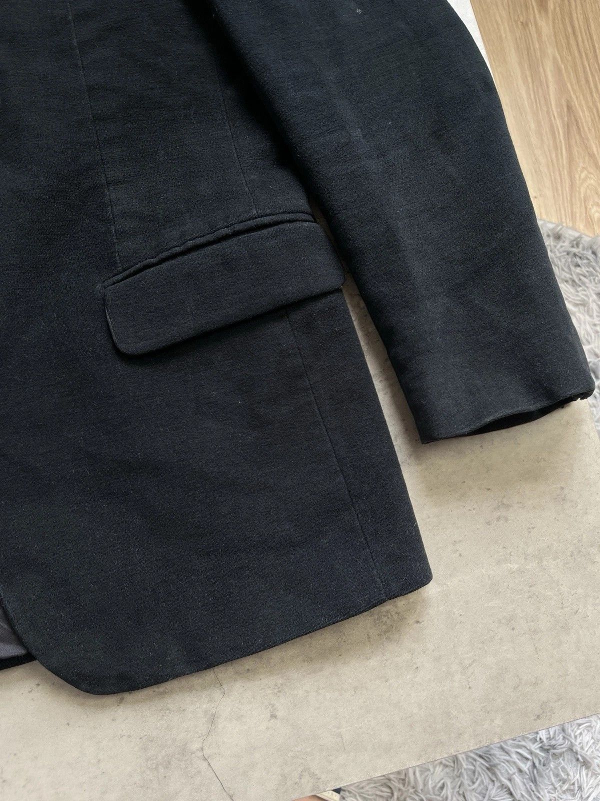 Helmut Lang Archive Helmut Lang Black Velour Blazer Size US M / EU 48-50 / 2 - 4 Thumbnail