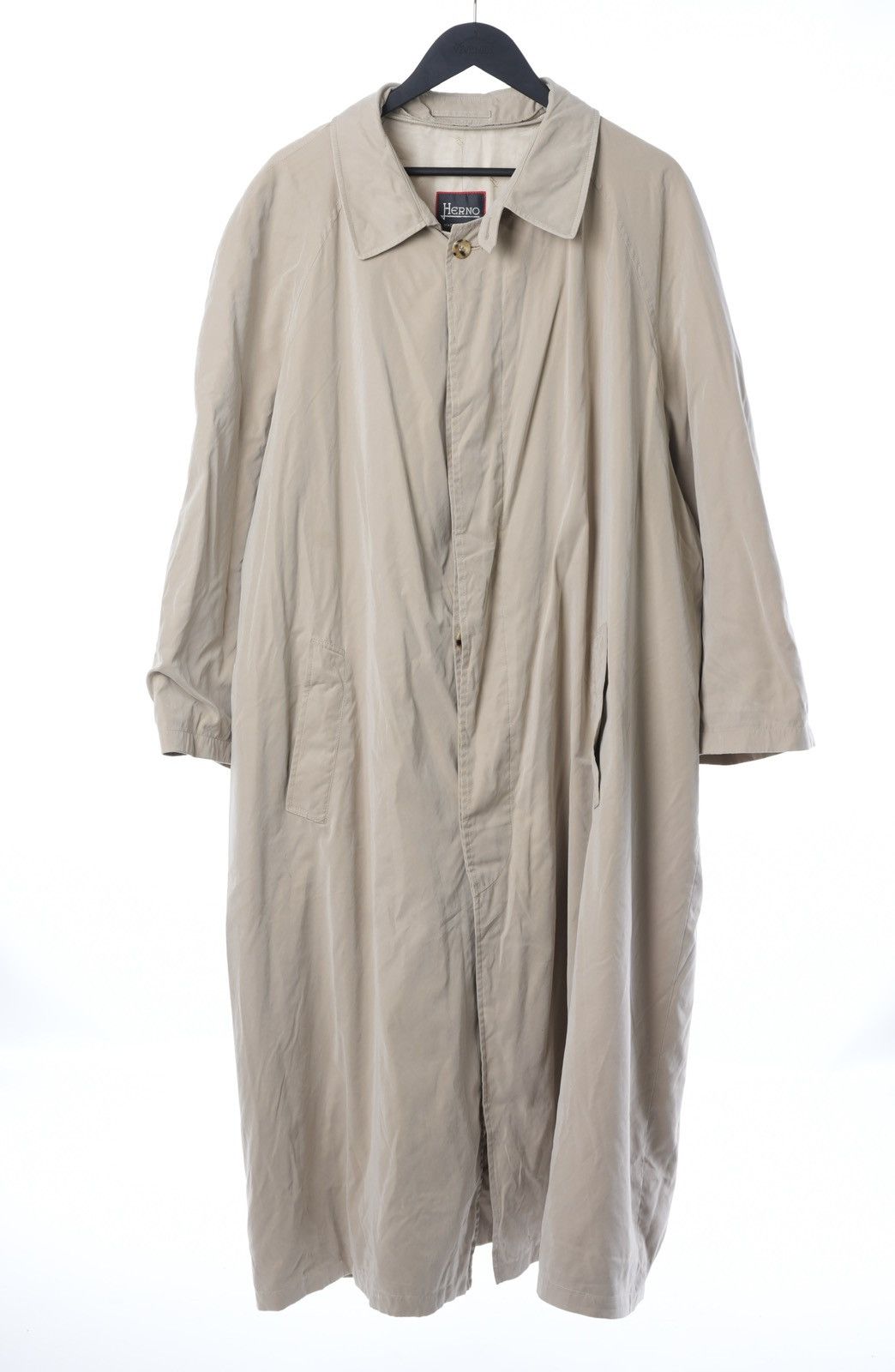 Herno HERNO Vintage Made in Italy Light Cotton Trench Coat Size US XL / EU 56 / 4 - 1 Thumbnail
