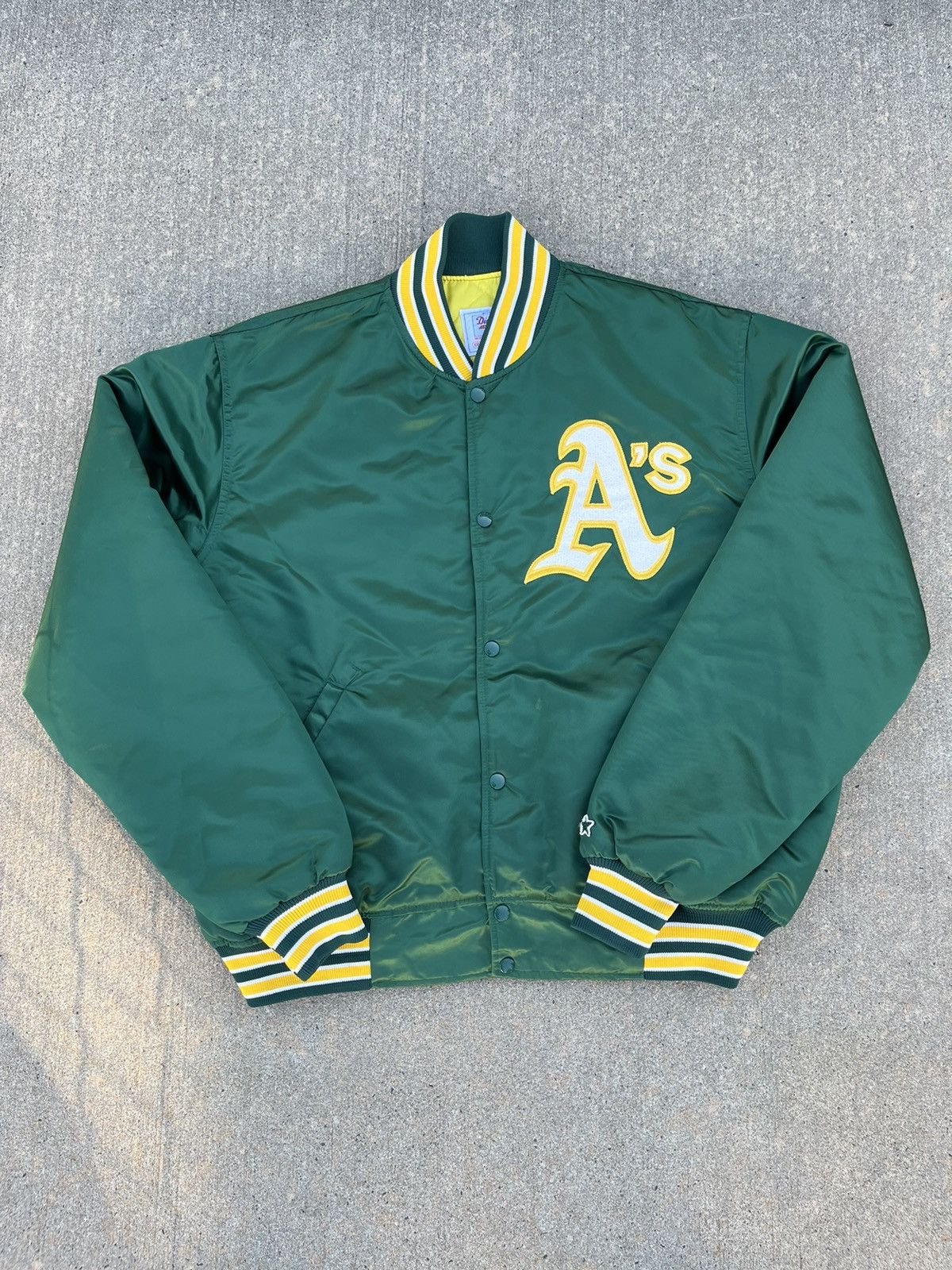 Rare Oakland Athletics Starter Diamond Series Bomber Jacket (XL