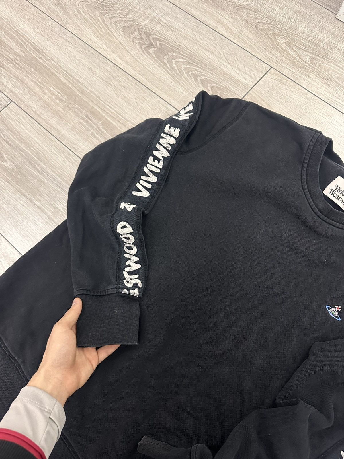 Vivienne Westwood Vivienne Westwood Tape Sweatshirt Luxury Style Size US XL / EU 56 / 4 - 6 Thumbnail