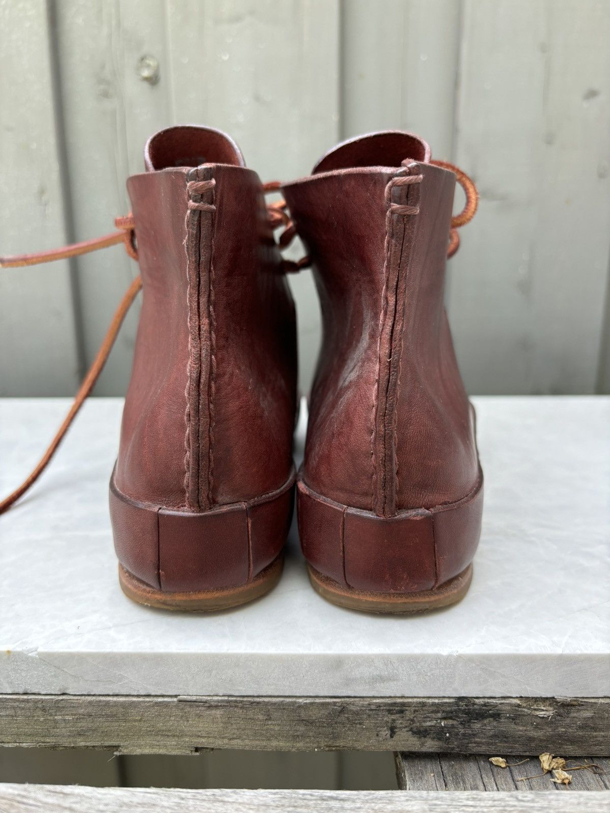 Designer × Feit Feit Classic High Leather Shoes Size 37 - 7 Goodyear Oxblood Size US 7 / IT 37 - 11 Thumbnail