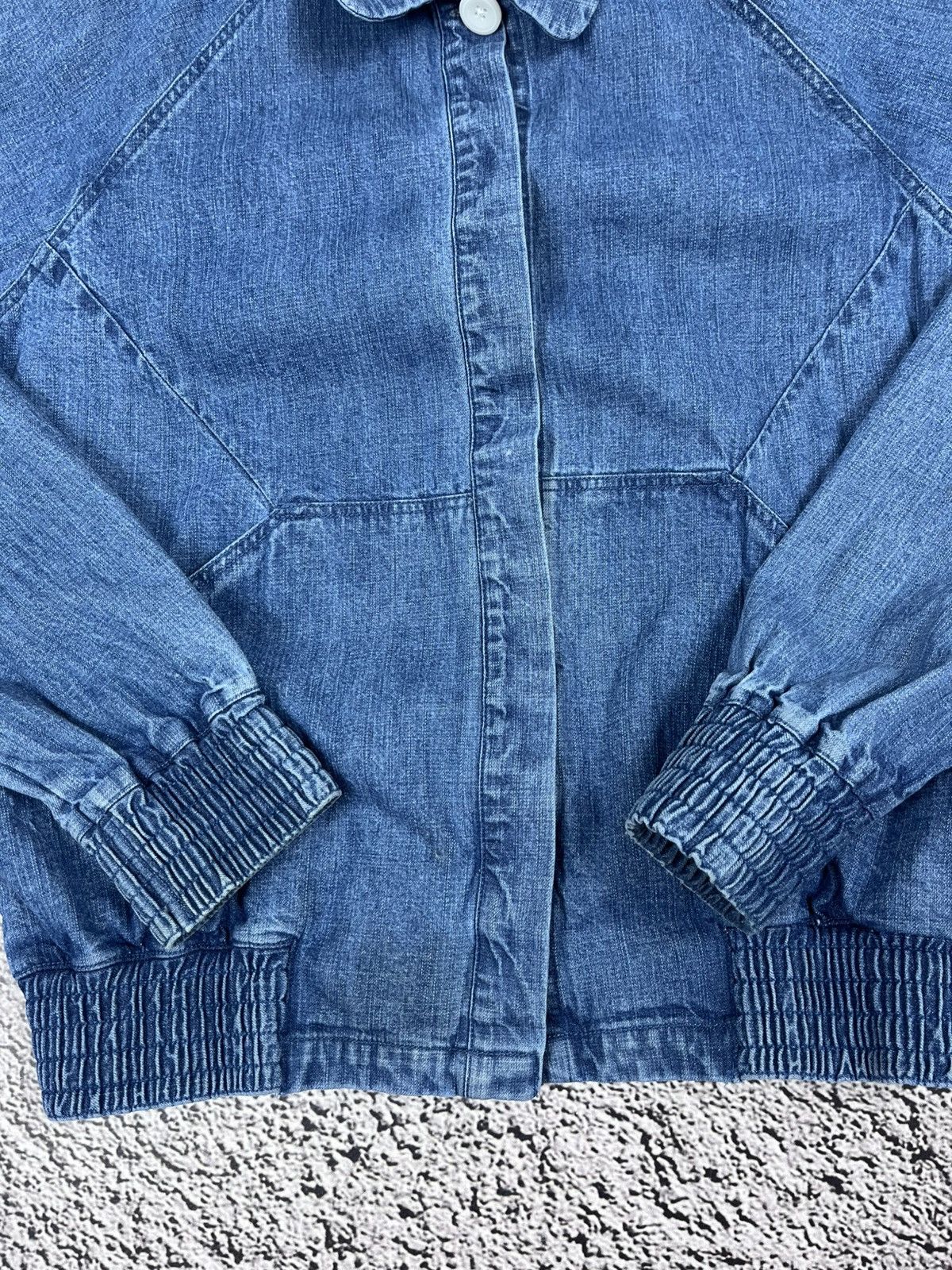 Folk Vintage Folk Denim Bomber Jacket Size M / US 6-8 / IT 42-44 - 4 Thumbnail