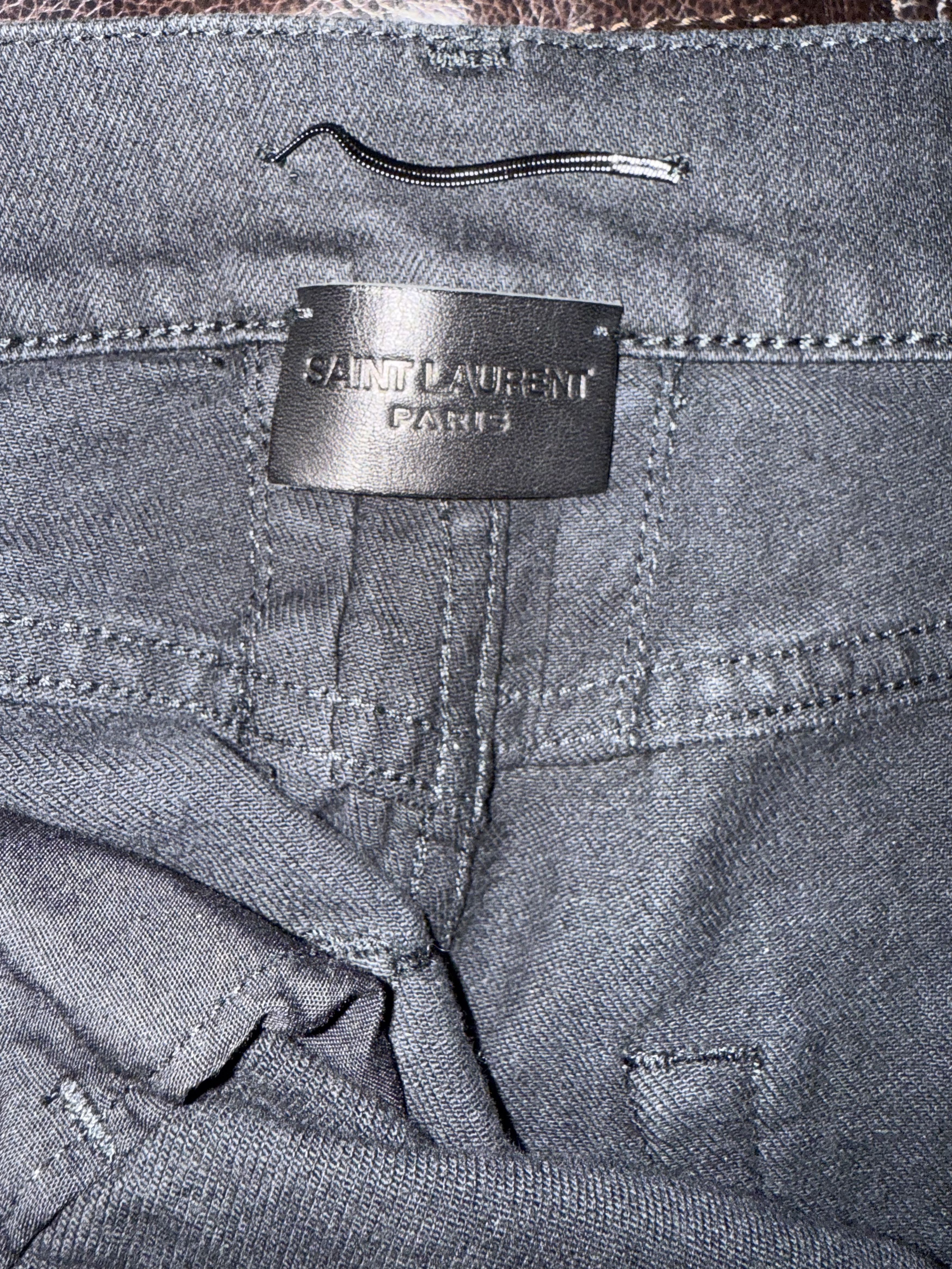 Saint Laurent Paris Scratch on the knee slim fit Size US 30 / EU 46 - 7 Thumbnail