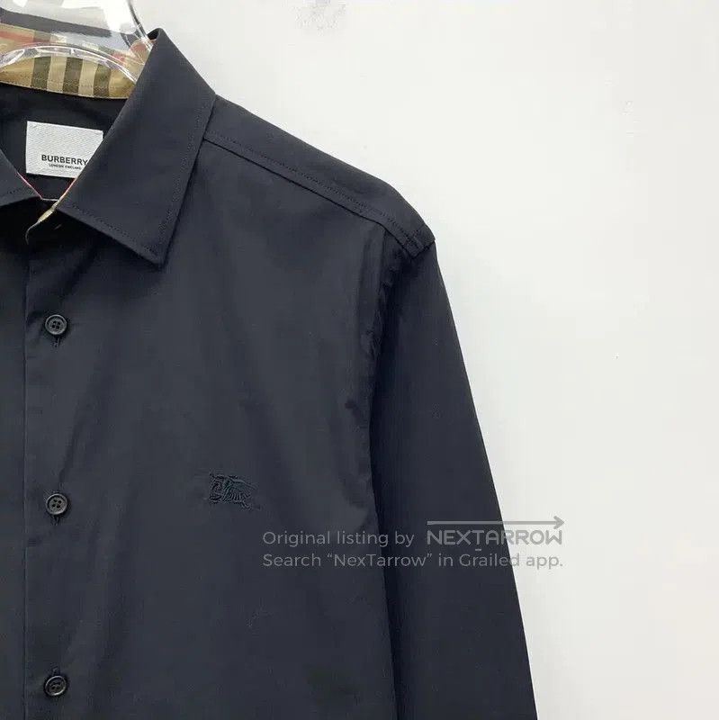 Burberry Burberry Women's Black Cotton Long Sleeve Shirt. Size XS / US 0-2 / IT 36-38 - 3 Thumbnail