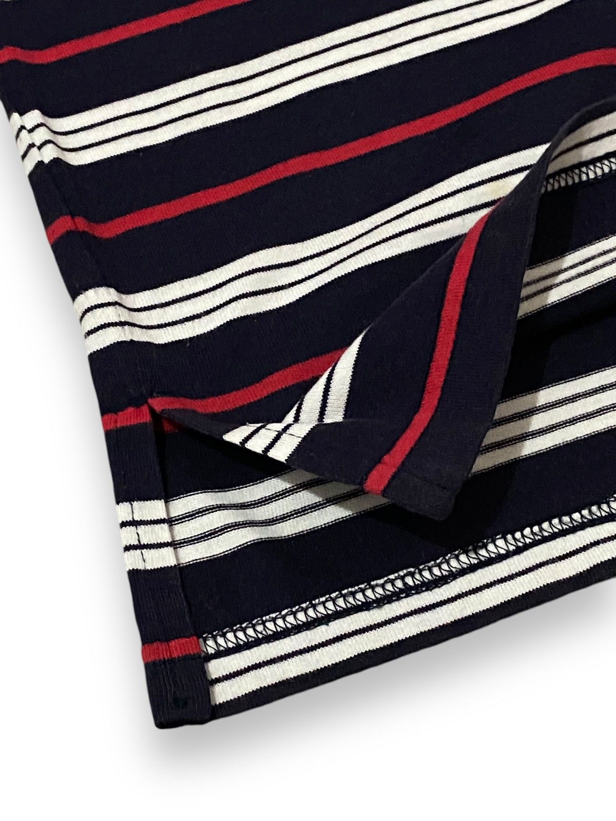 Japanese Brand × U.S. Polo Assn. U.S.POLO ASSOCIATION STRIPES HOODIE SHORT SLEEVES Size US M / EU 48-50 / 2 - 7 Thumbnail