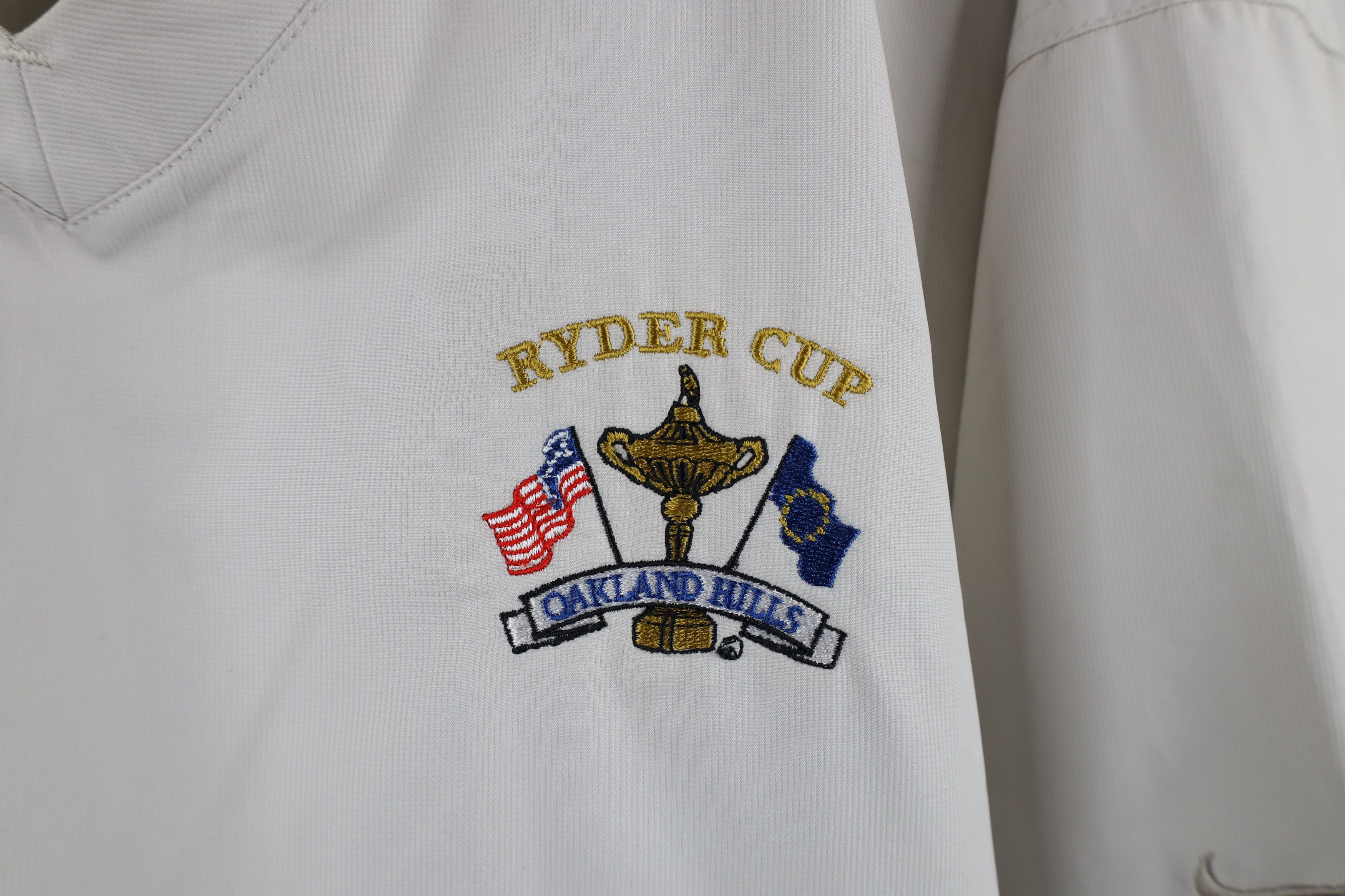 Nike × Vintage Vintage Y2K 2004 Nike Golf Mini Swoosh Ryder Cup Golf Jacket Size US XL / EU 56 / 4 - 5 Thumbnail