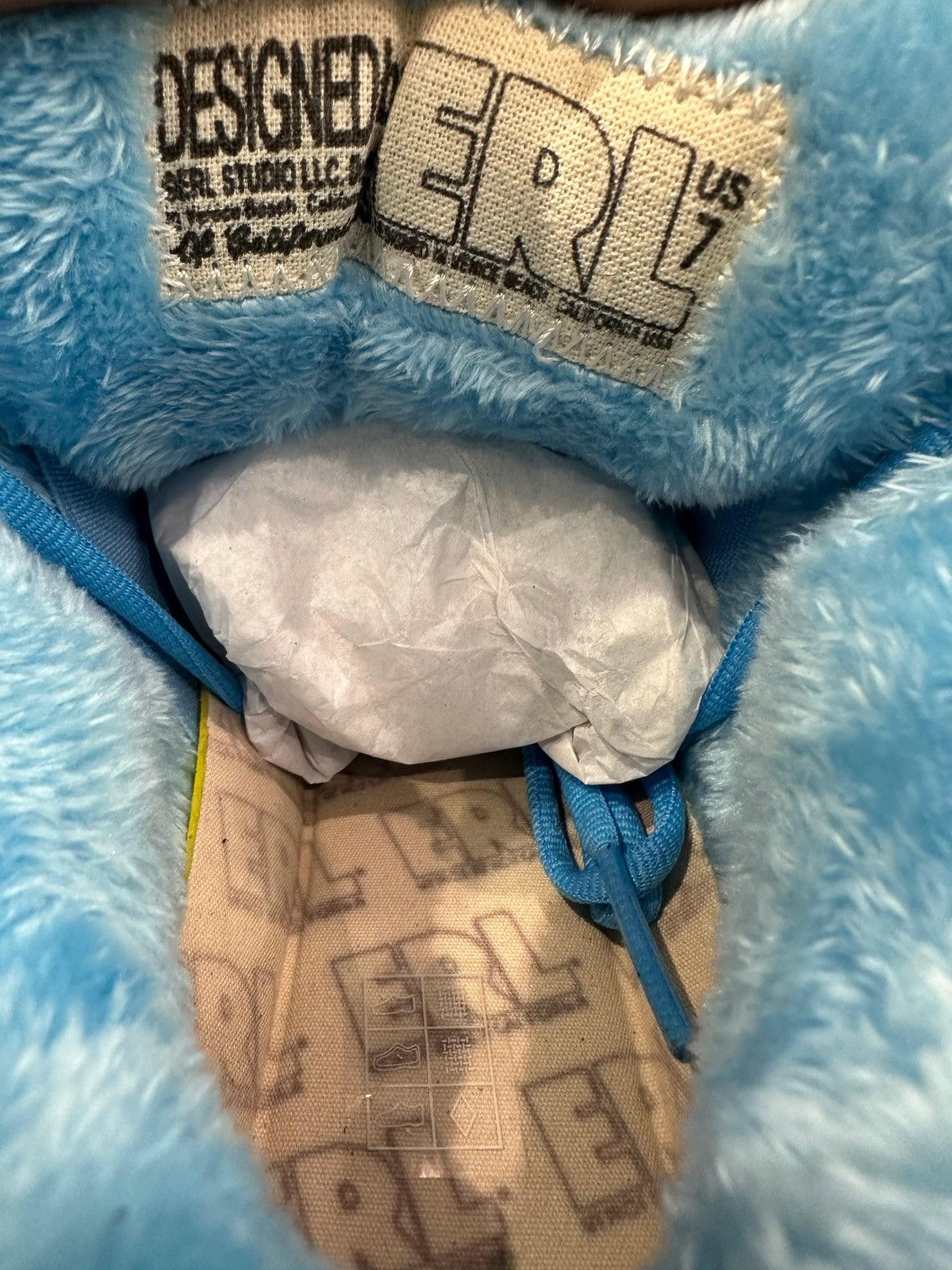 ERL ERL - Vamps Skate Sneaker Blue Size US 7 / EU 40 - 6 Thumbnail