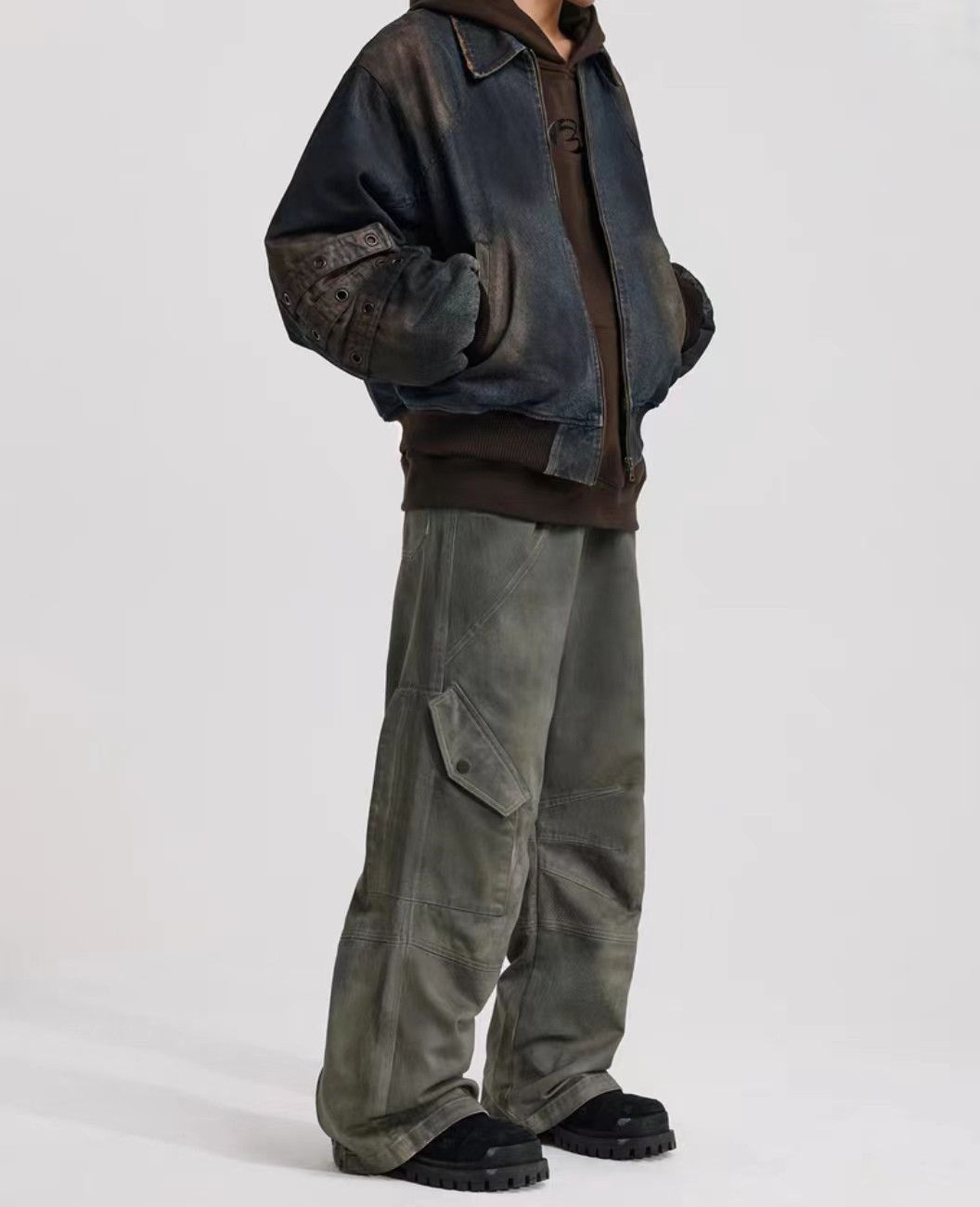 Vintage Scimitar Pocket Distressed Rare Jeans