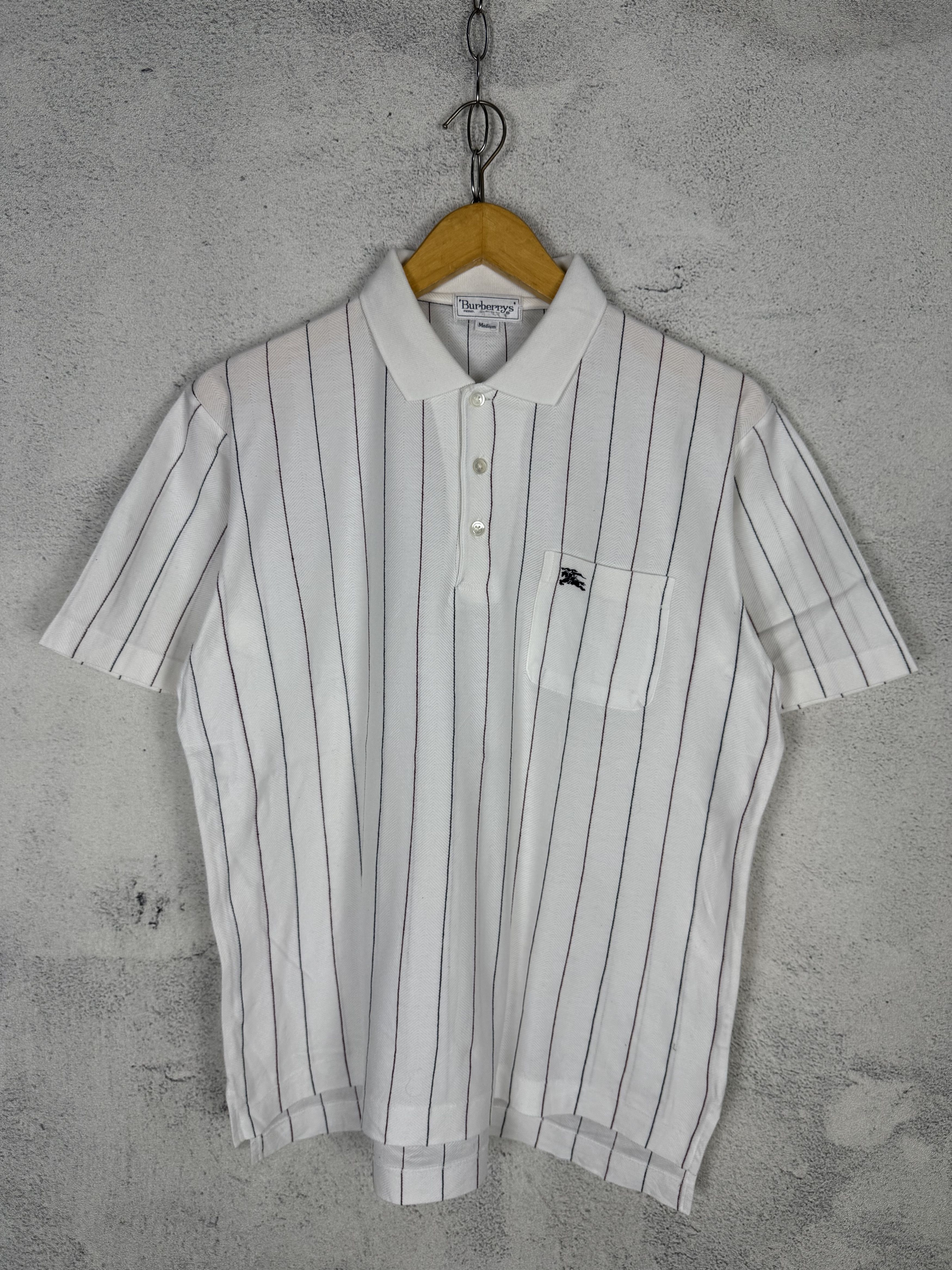 Burberry Vintage Burberry Polo Shirt Size US M / EU 48-50 / 2 - 1 Thumbnail