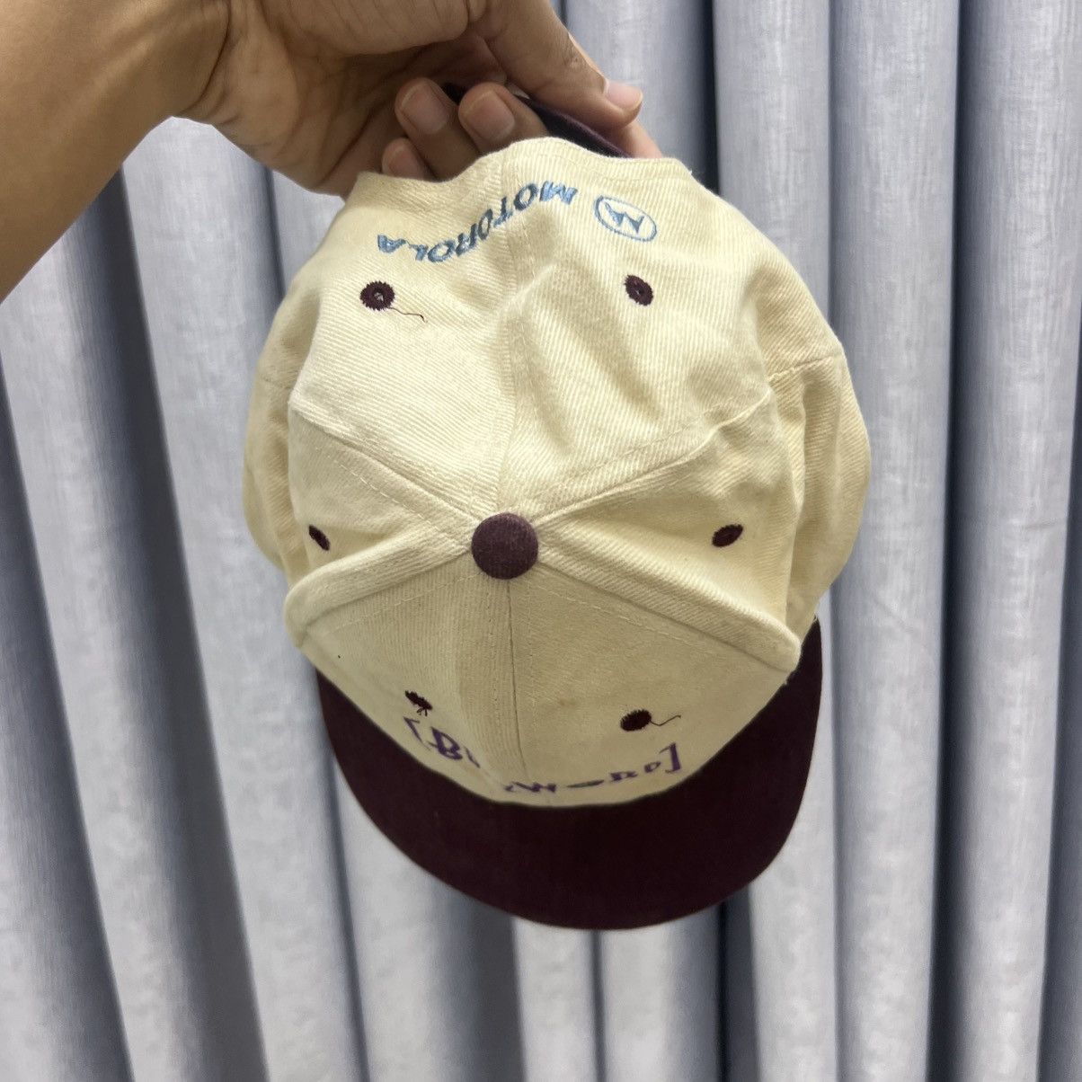 Vintage Vintage 90s Motorola Buzzword Cap Size ONE SIZE - 3 Thumbnail