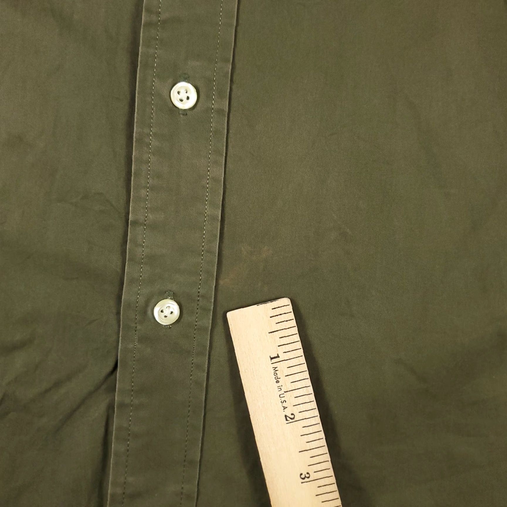 Tommy Hilfiger VINTAGE Tommy Hilfiger Shirt Mens S Brown Beige Button-Up Long Sleeve Casual Potent (adjust?) Size US S / EU 44-46 / 1 - 4 Thumbnail