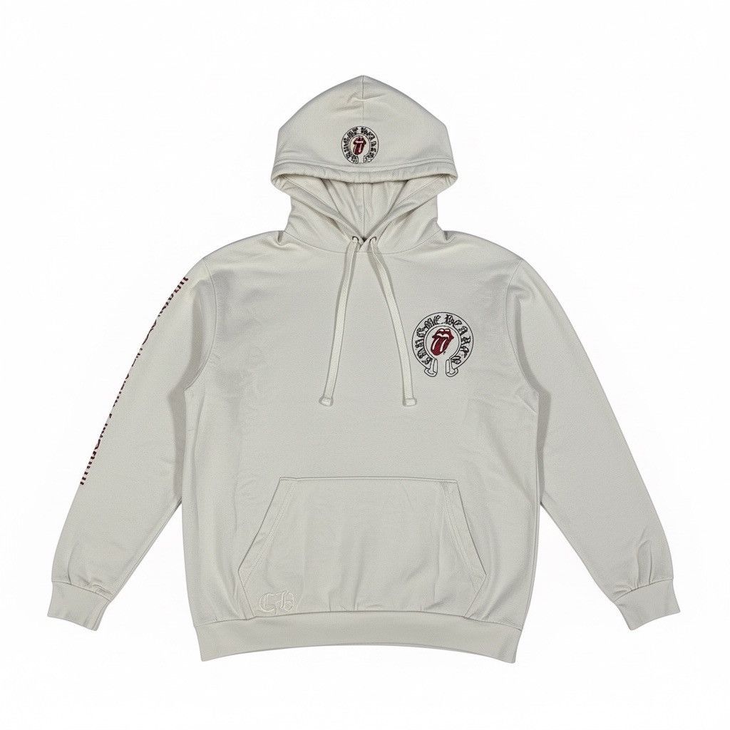 Chrome Hearts Chrome Hearts Rolling Stone Red Tongue Hoodie Size US M / EU 48-50 / 2 - 1 Thumbnail