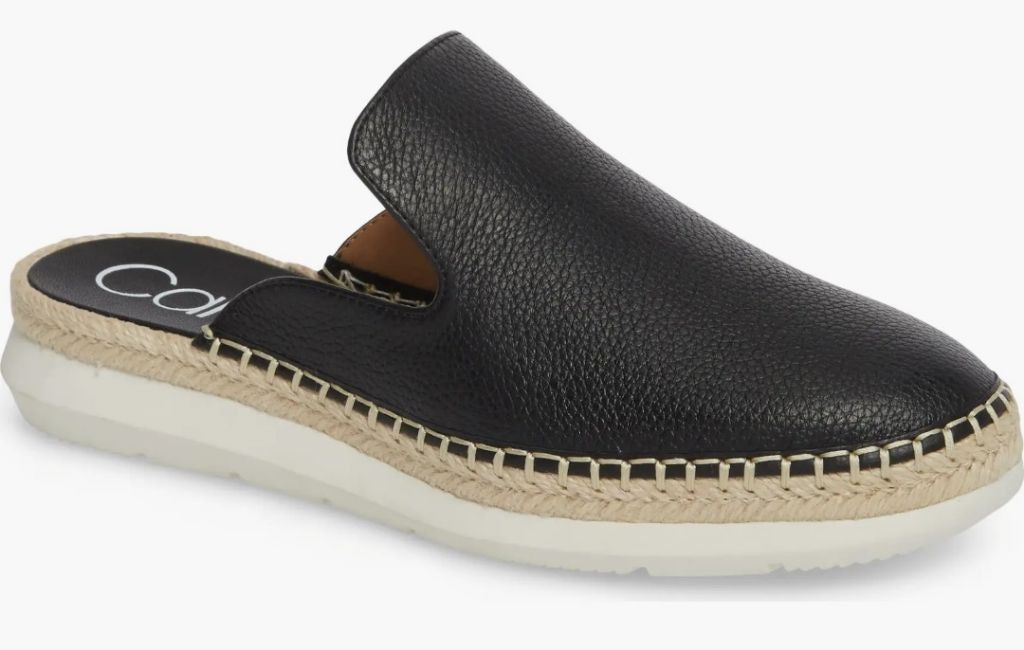 Calvin Klein Calvin Klein Verie Leather Espadrille Size 9 Size US 9 / IT 39 - 1 Thumbnail