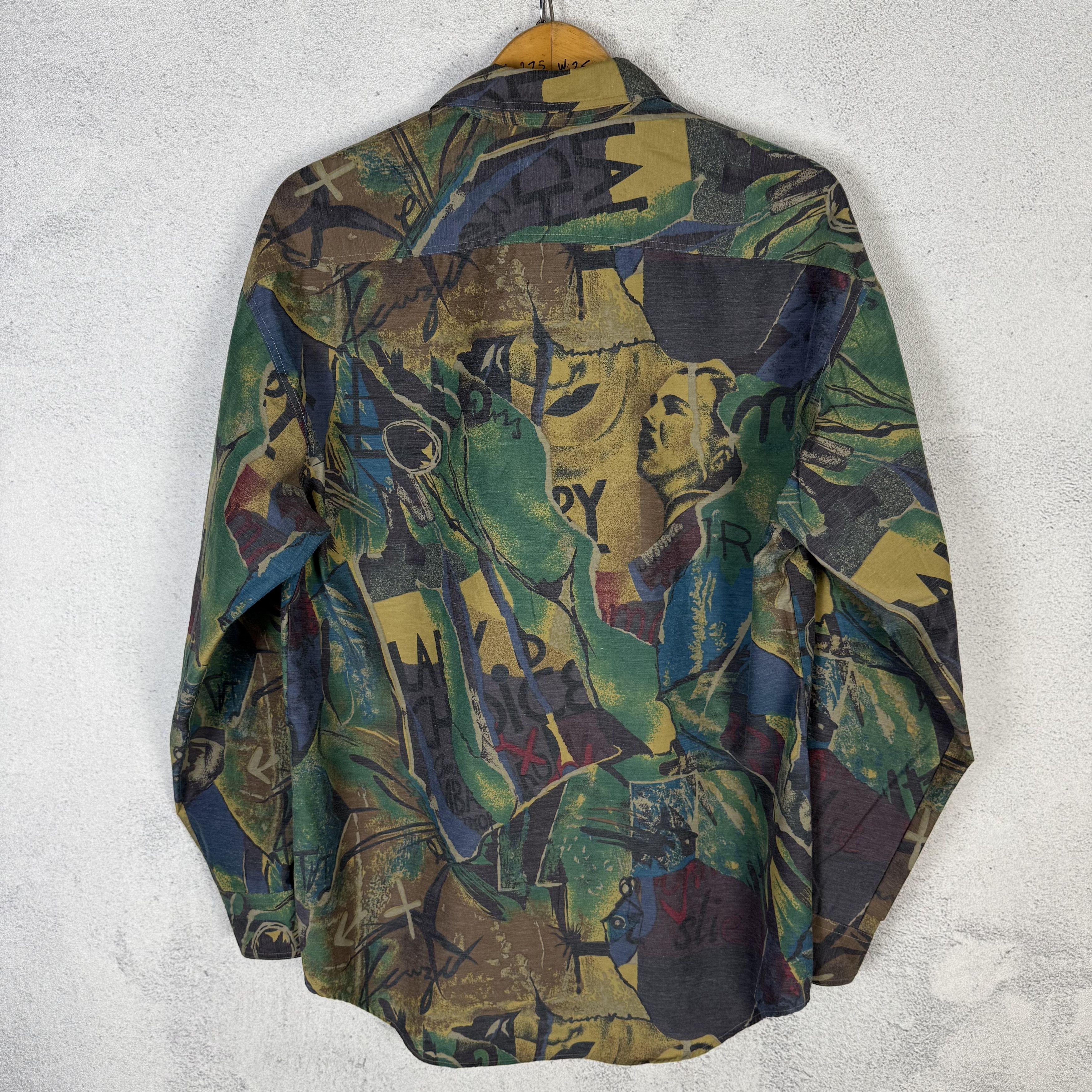 Kenzo Vintage 90s Kenzo Abstract Pattern Shirt Size US M / EU 48-50 / 2 - 2 Thumbnail