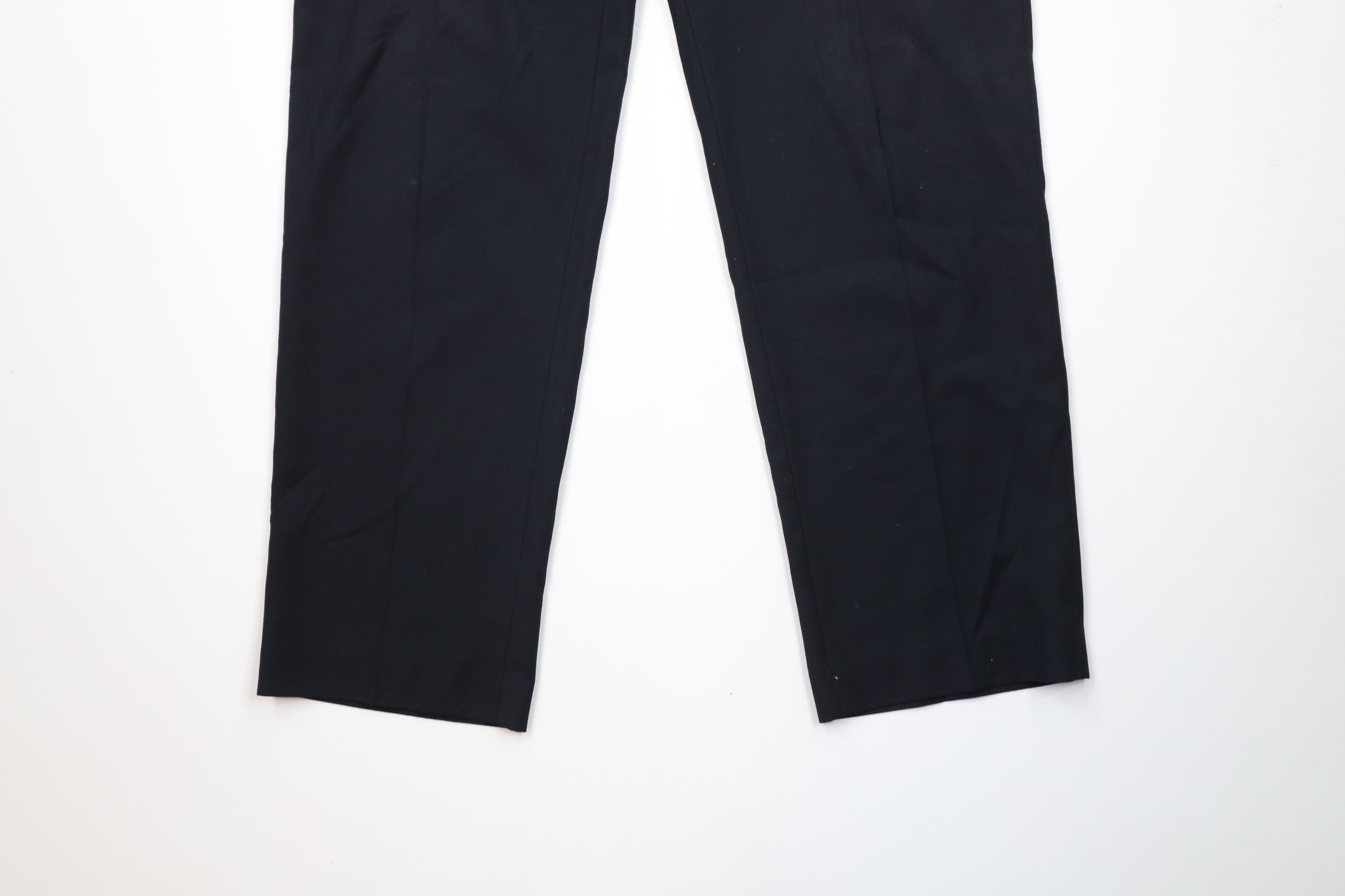 Ralph Lauren × Vintage Vintage Ralph Lauren Wide Leg Chino Pants Trousers Black Size US 36 / EU 52 - 4 Thumbnail