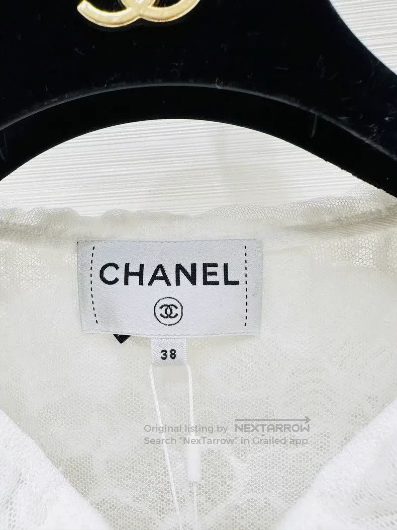Chanel Chanel 25B white lace hooded jacket Size XS / US 0-2 / IT 36-38 - 3 Thumbnail