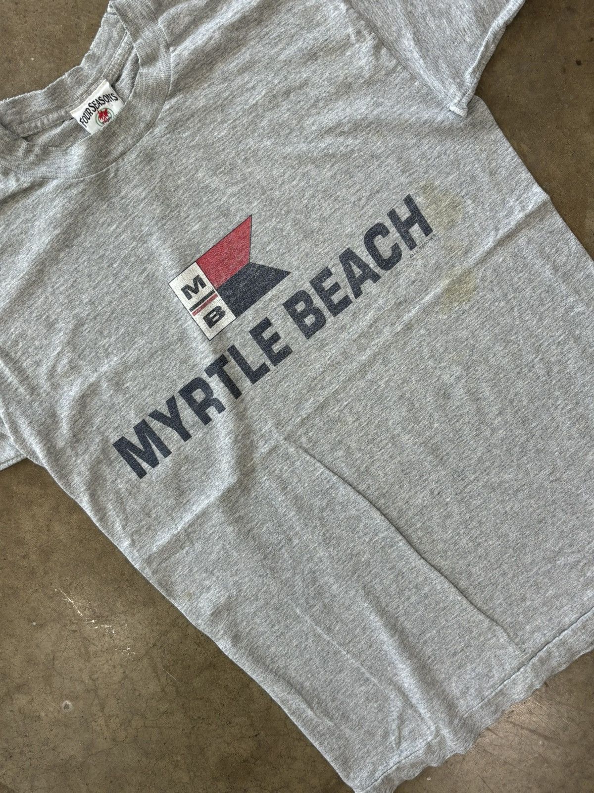Vintage Vintage Myrtle Beach Four Seasons Single Stitch Tee Medium Size US M / EU 48-50 / 2 - 1 Thumbnail