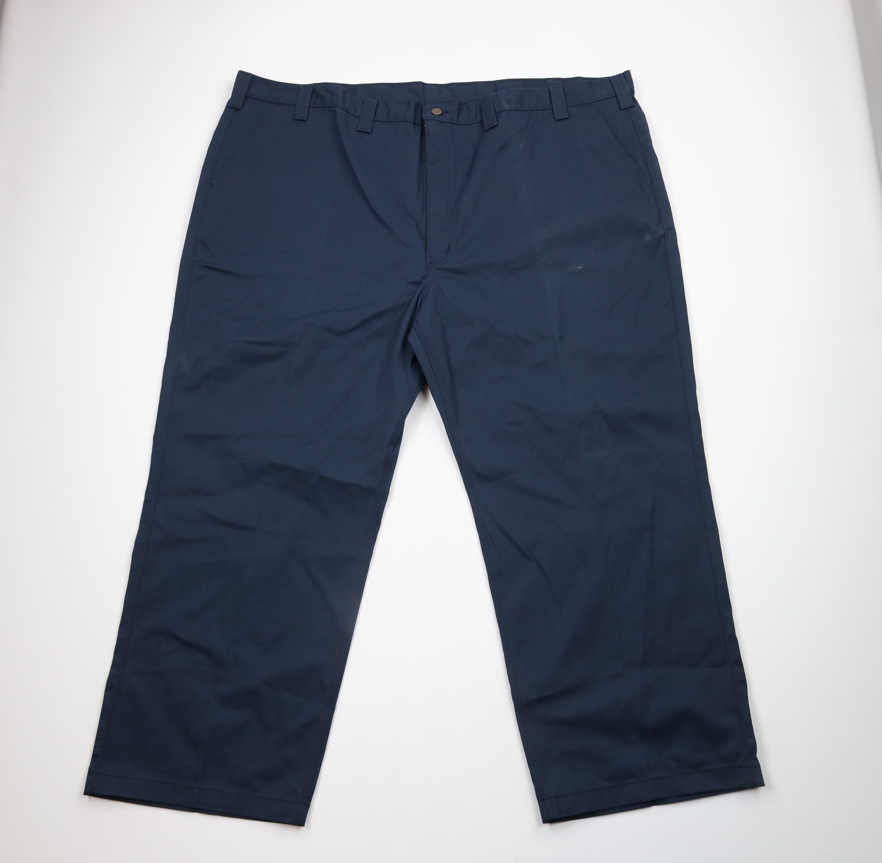 Carhartt × Vintage Deadstock Vintage Carhartt Wide Leg Relaxed Fit Pants Blue Size US 44 / EU 60 - 1 Thumbnail