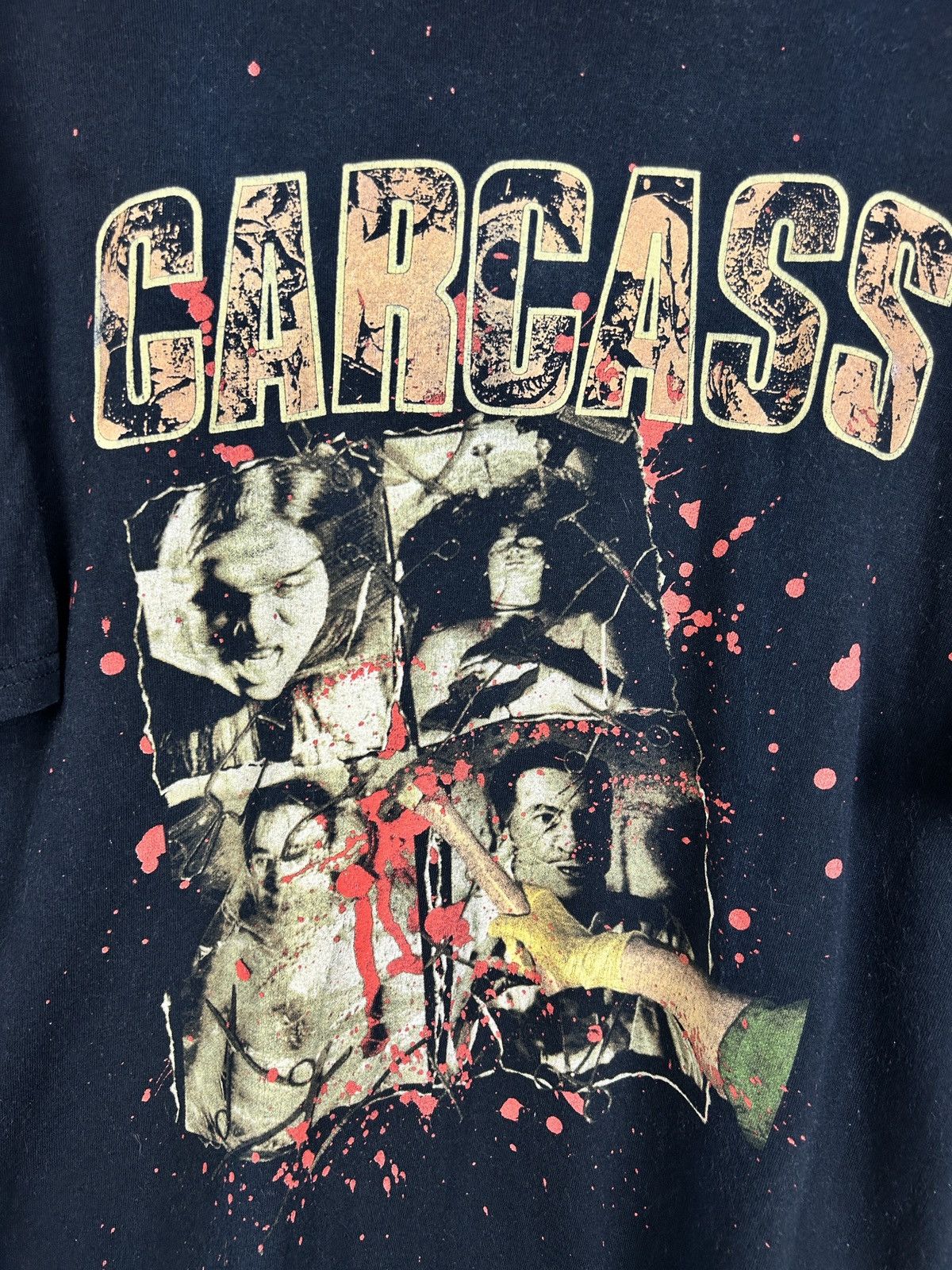 Band Tees 00s Carcass Necroticism 2009 Death Metal Band T-Shirt XL Size US XL / EU 56 / 4 - 2 Thumbnail