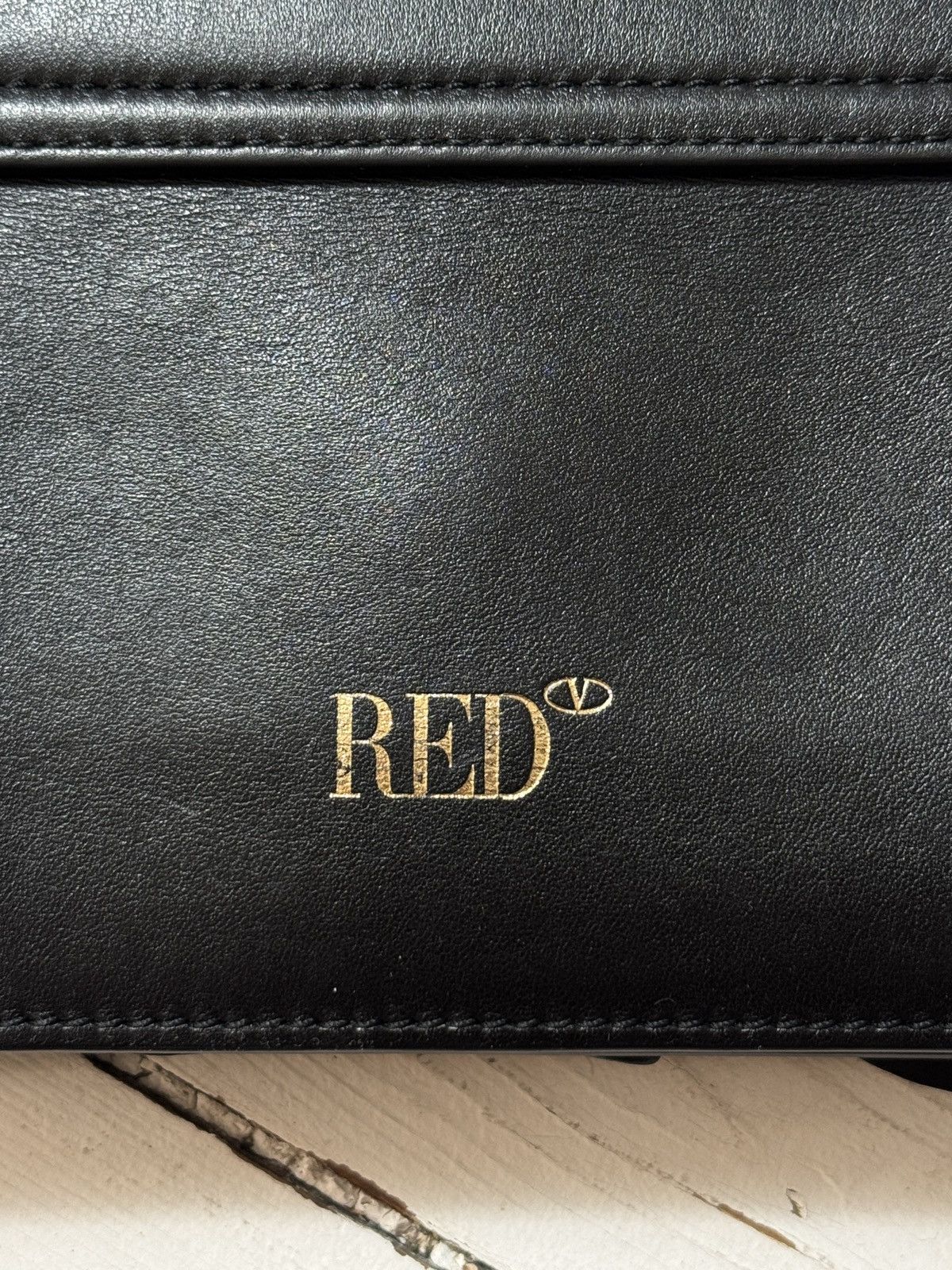 RED Valentino VINTAGE RED VALENTINO LEATHER 2000s RUFFLE HANDBAG Size ONE SIZE - 10 Thumbnail