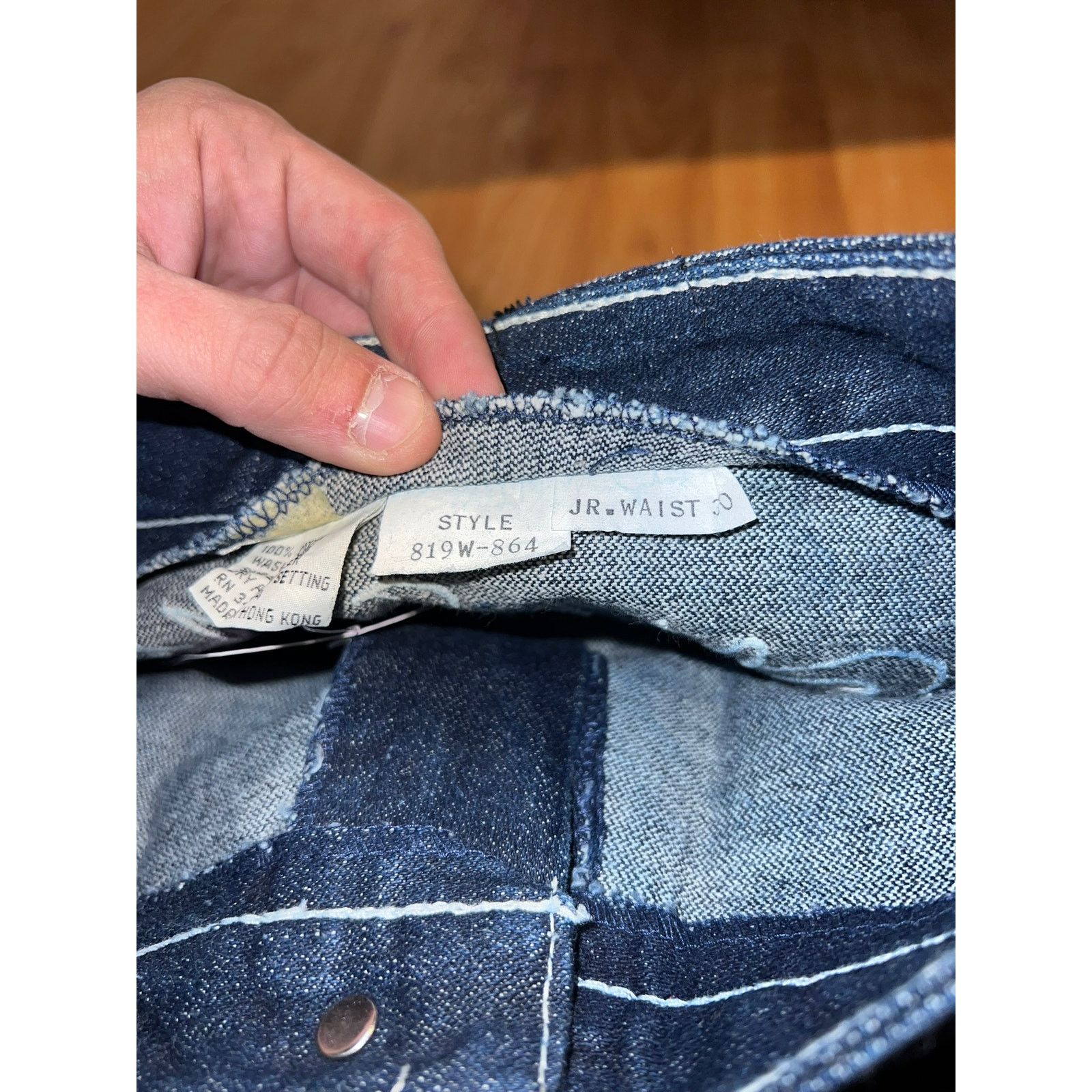 Vintage Vintage Womens Union Gap Jeans Western Denim Size 30 Size 30" / US 8 / IT 44 - 10 Thumbnail
