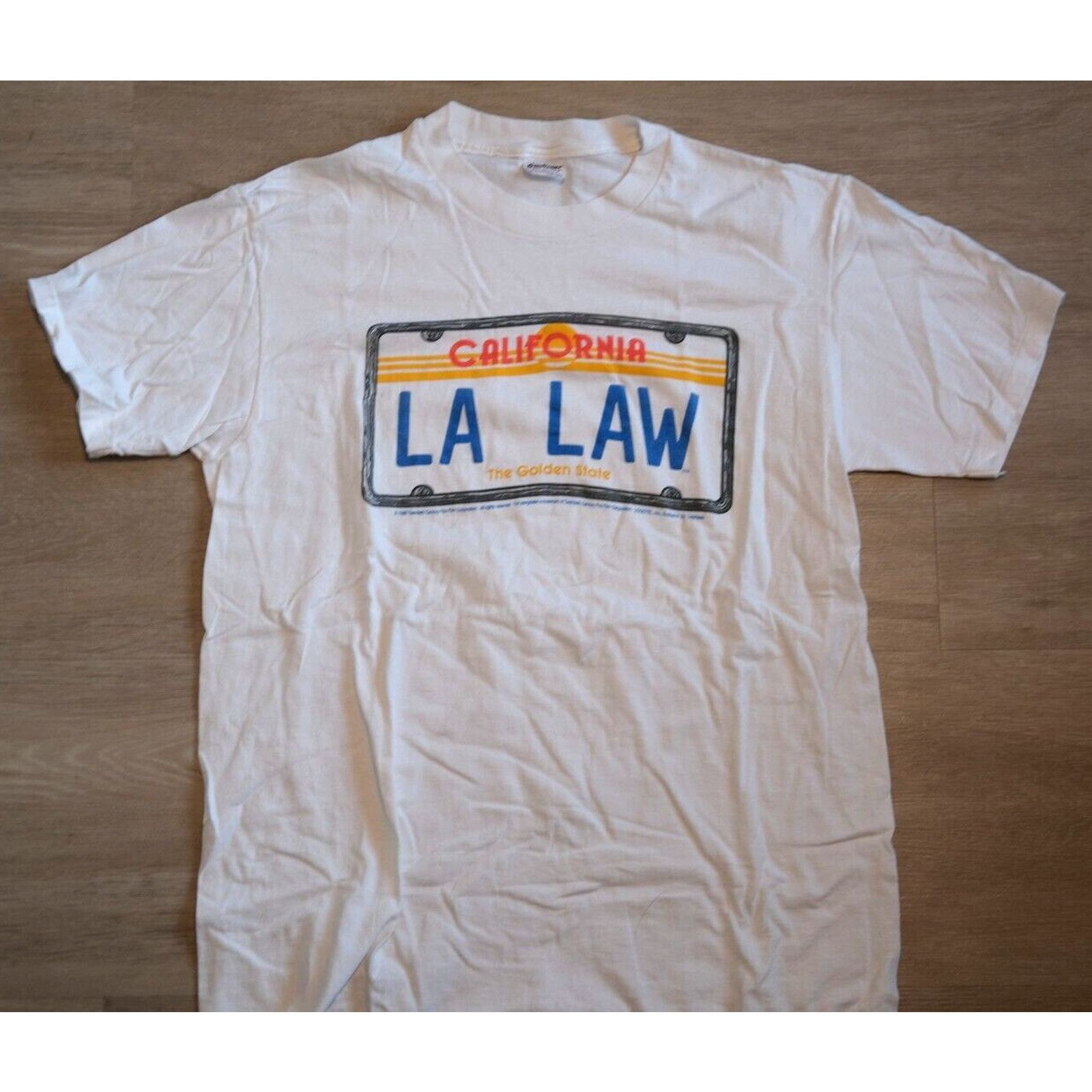 Other Vintage 80s Steelman Super Hi-Cru LA Law Tee Large Graphic Size US L / EU 52-54 / 3 - 2 Thumbnail