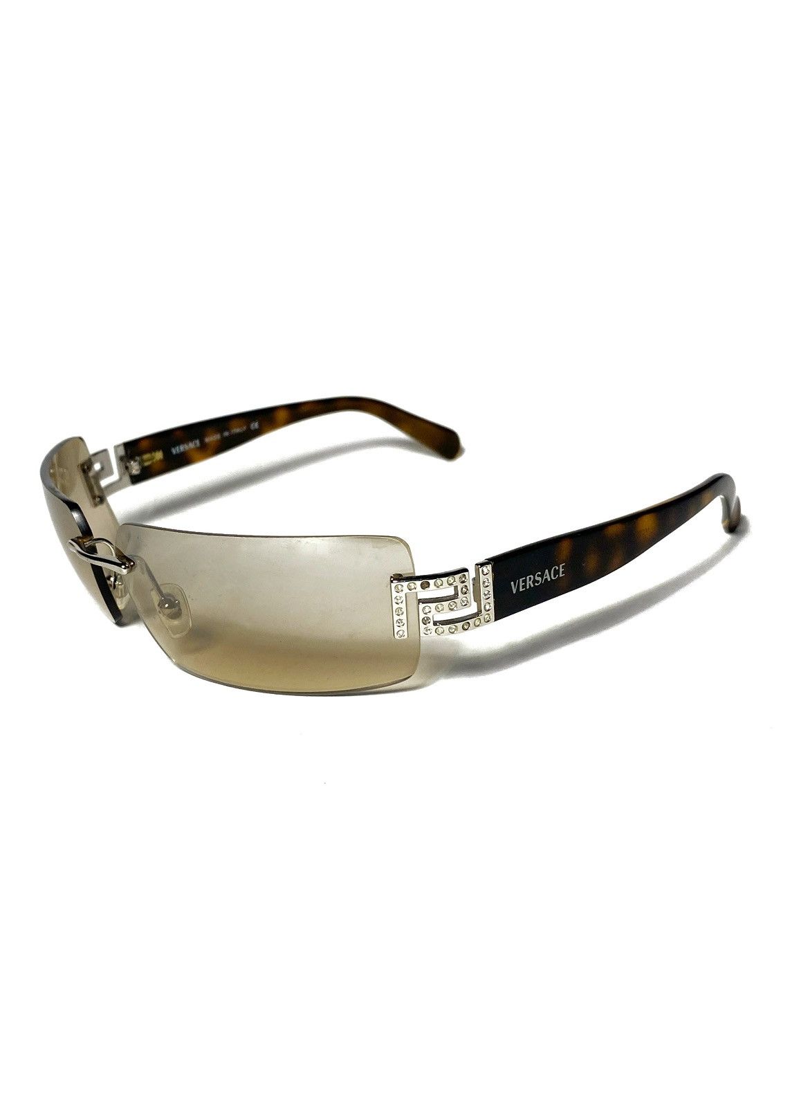 Silver Tab Vintage Versace Sunglasses