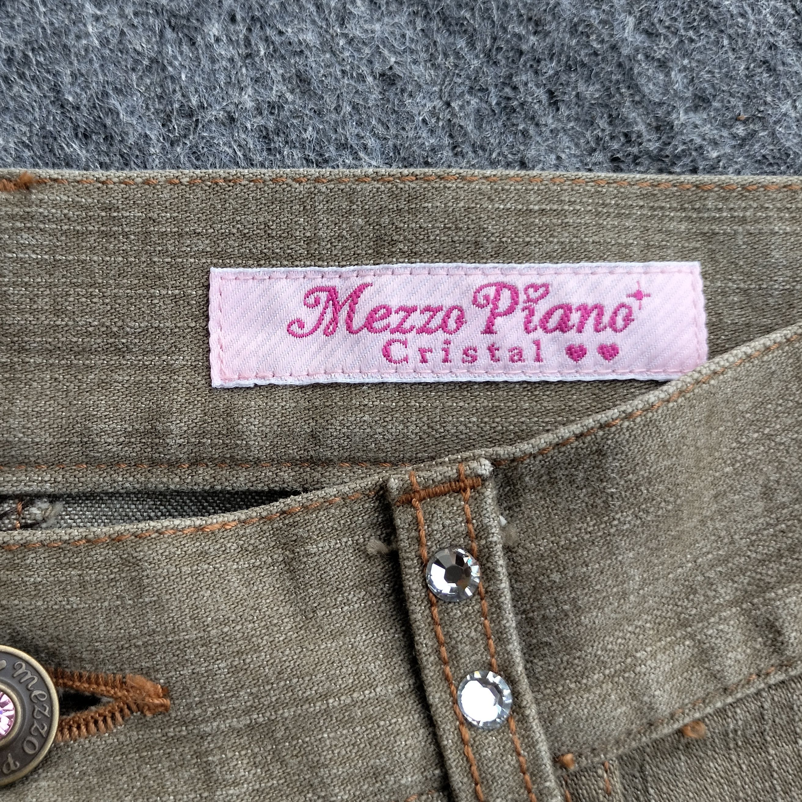 Hysteric Glamour 00s Mezzo Piano brocade rhinestone flarw jeans Size 27" / US 4 / IT 40 - 8 Thumbnail