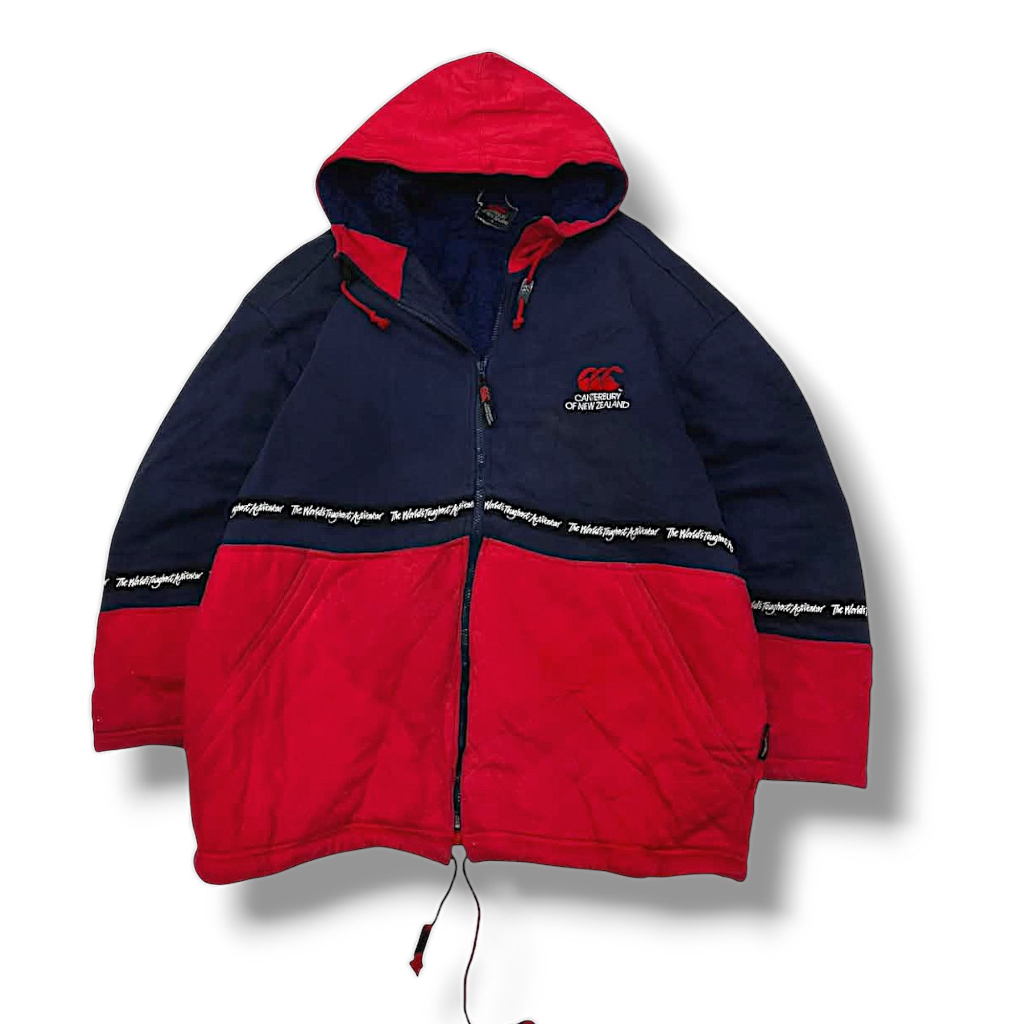 Canterbury of New Zealand Vintage Canterbury Bomber hoodie jacket puff fleece blanket Size US L / EU 52-54 / 3 - 1 Thumbnail