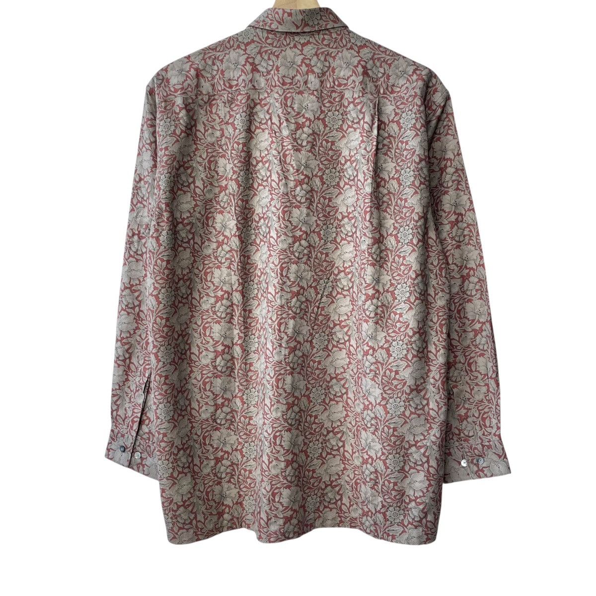 Pierre Balmain Pierre Balmain Paris Vintage Floral Designer Shirt Size US L / EU 52-54 / 3 - 2 Thumbnail