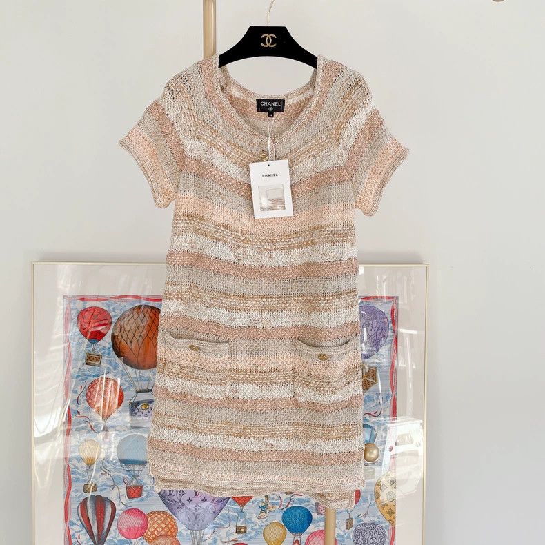 Chanel Chanel Greek series knitted dress 2504-Nextarrow Size XS / US 0-2 / IT 36-38 - 1 Thumbnail