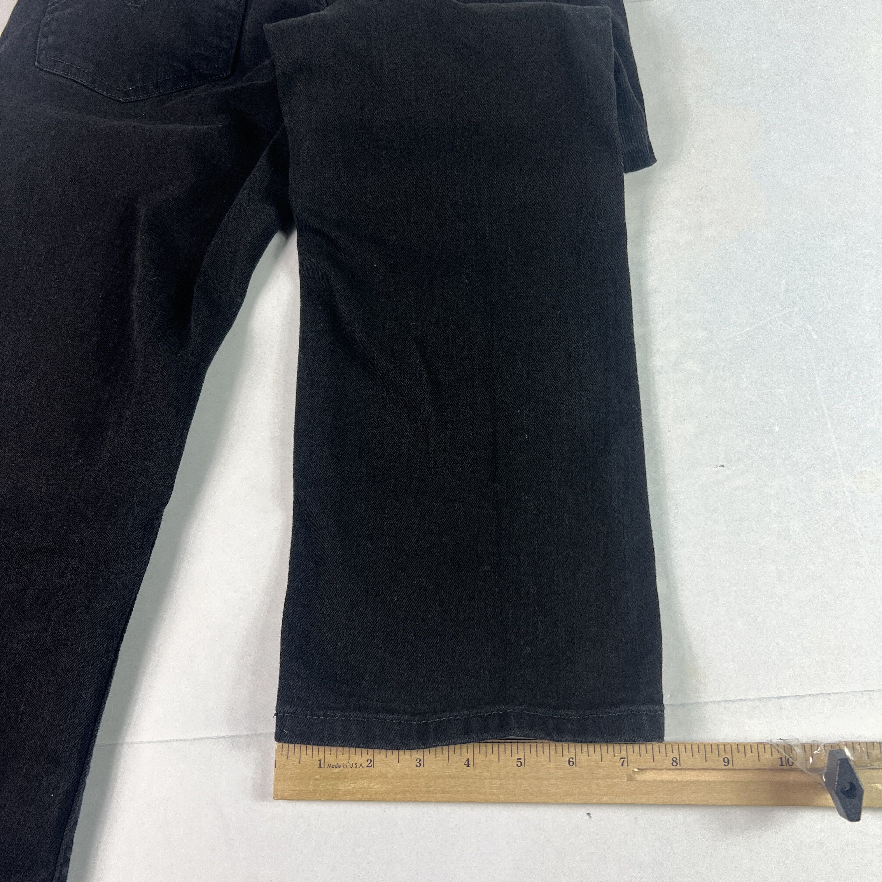 Levi's Levi's Jeans 559 Relaxed Straight Black Faded Stretch Denim Size US 33 - 15 Thumbnail