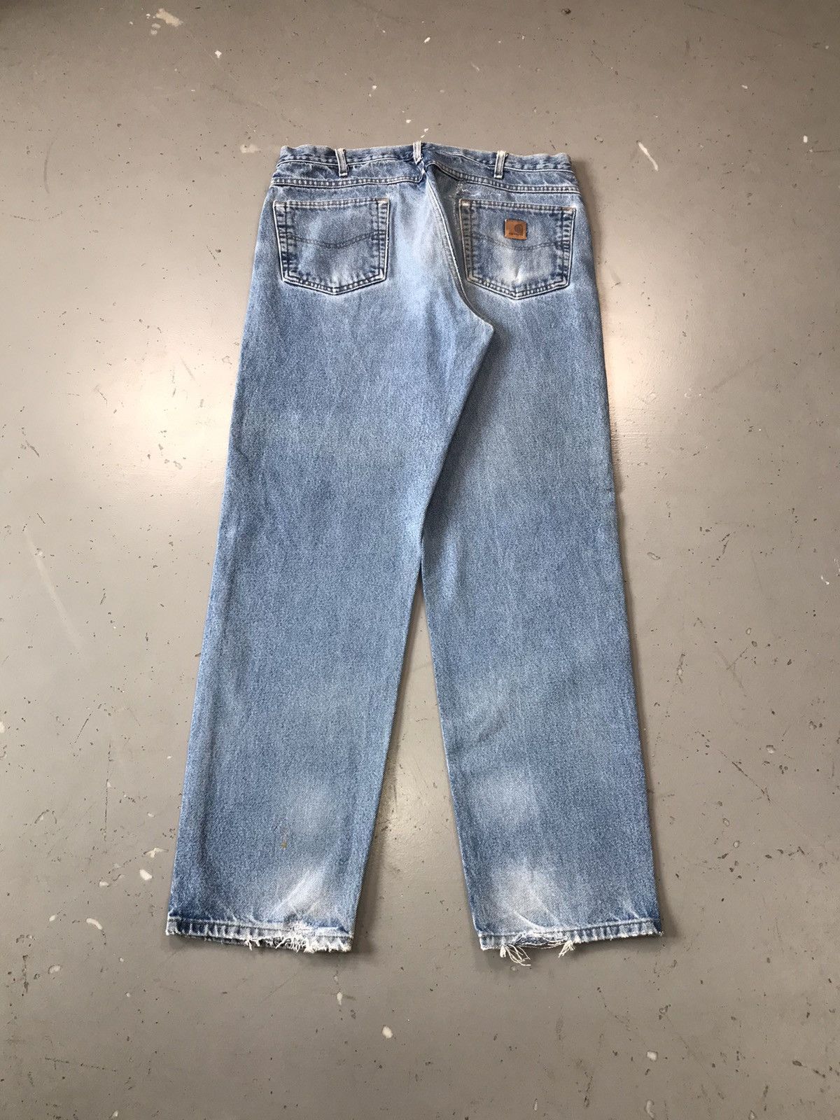 Carhartt Vintage Carhartt B17 DST repaired denim Size US 38 / EU 54 - 2 Thumbnail