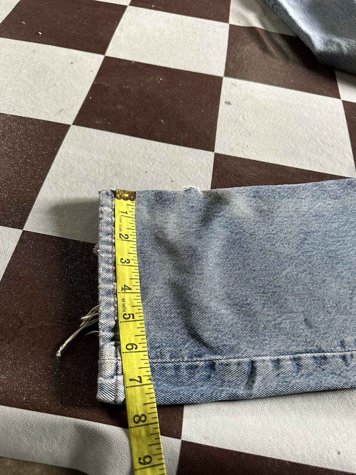 Levi's Vintage Levi’s 501 top button 553 distressed denim jeans Size US 30 / EU 46 - 13 Thumbnail