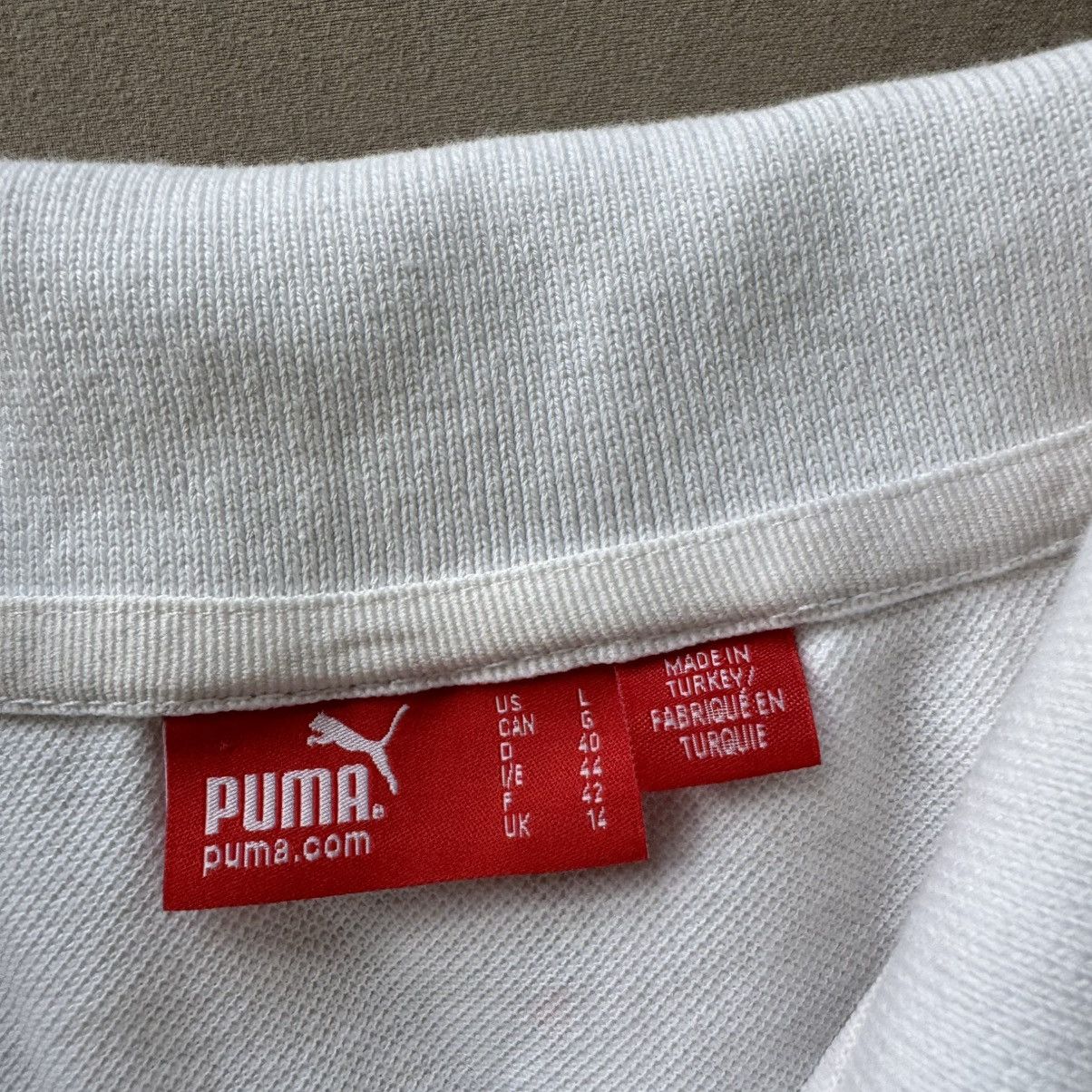 Puma Vintage Y2K Puma Slim Fit Polo Shirt Size L / US 10 / IT 46 - 7 Thumbnail