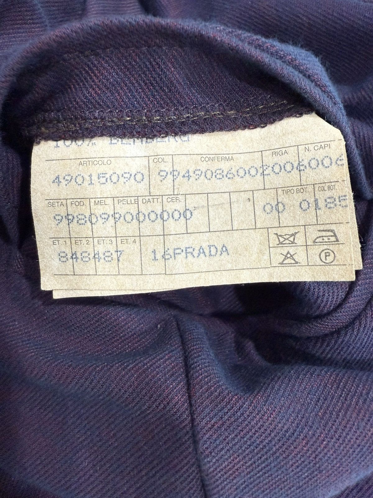 Prada Prada Mens Asymmetric Draped Blazer, Avant-Garde Size 52 Size US L / EU 52-54 / 3 - 7 Thumbnail