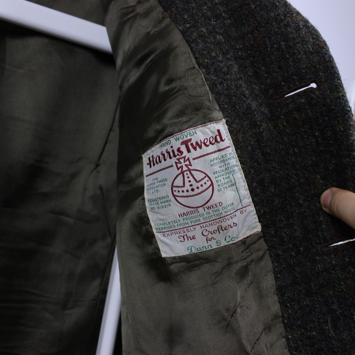 Harris Tweed Vintage Harris Tweed Blazer Size 42R - 6 Thumbnail