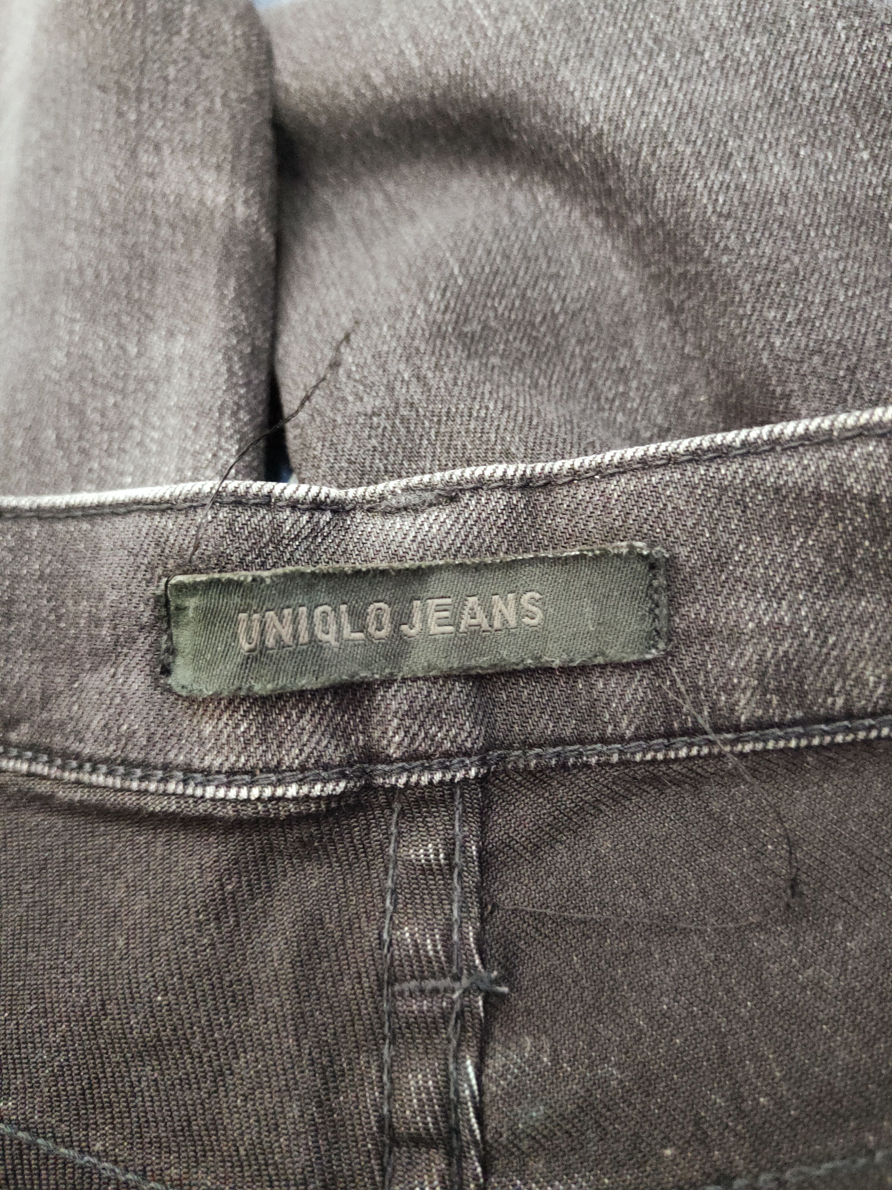 Japanese Brand Uniqlo Black Distressed Ripped Jeans #W231 Size 26" / US 2 / IT 38 - 17 Thumbnail