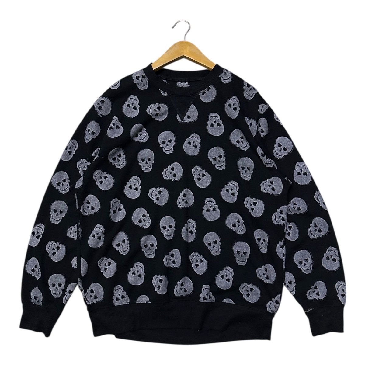 Japanese Brand st scott skull fullprinted sweatshirt Size US L / EU 52-54 / 3 - 1 Thumbnail