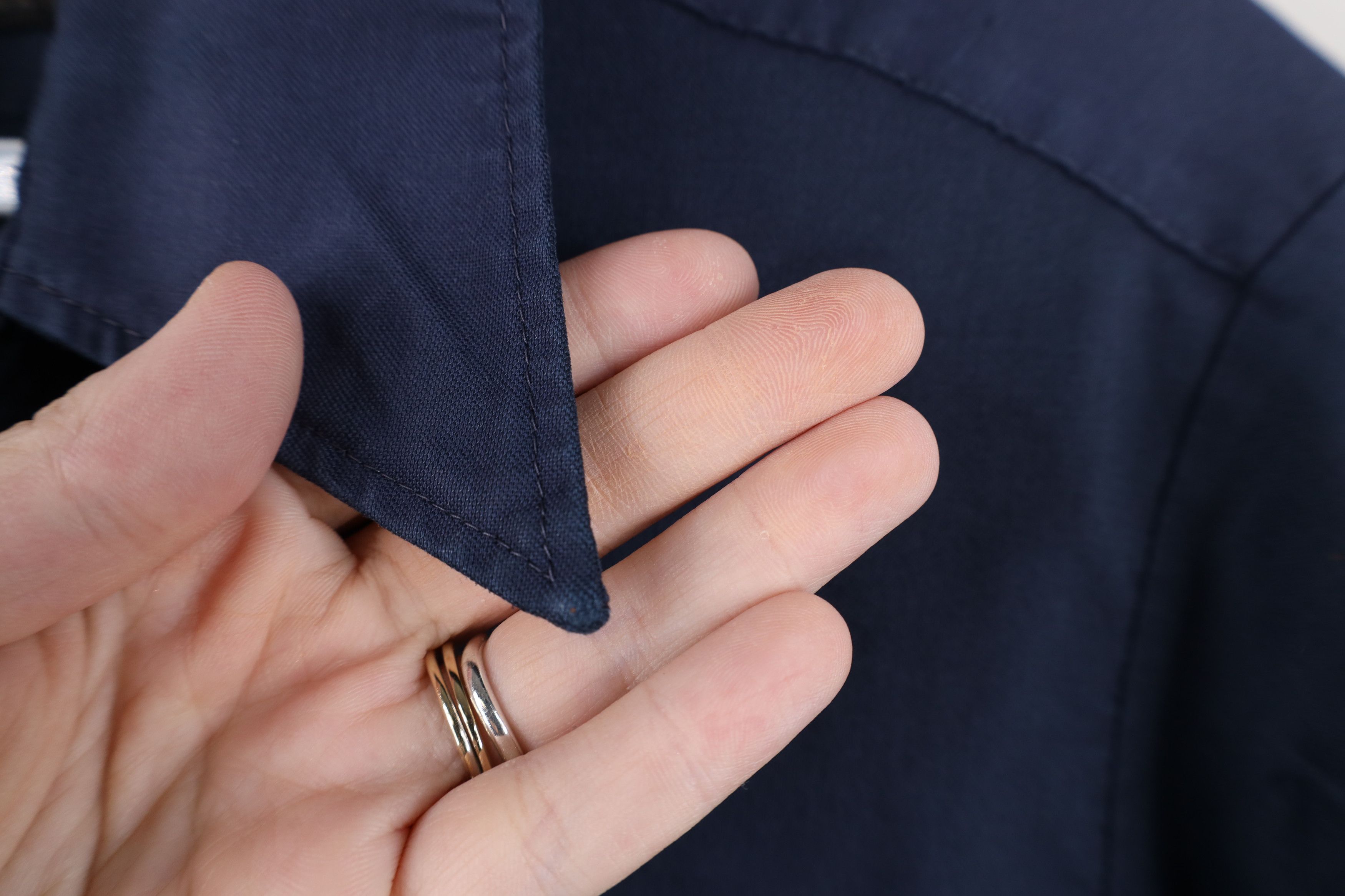 Lee Vintage 70s Lee Workwear Mechanic Button Shirt Blue USA Size US M / EU 48-50 / 2 - 9 Thumbnail