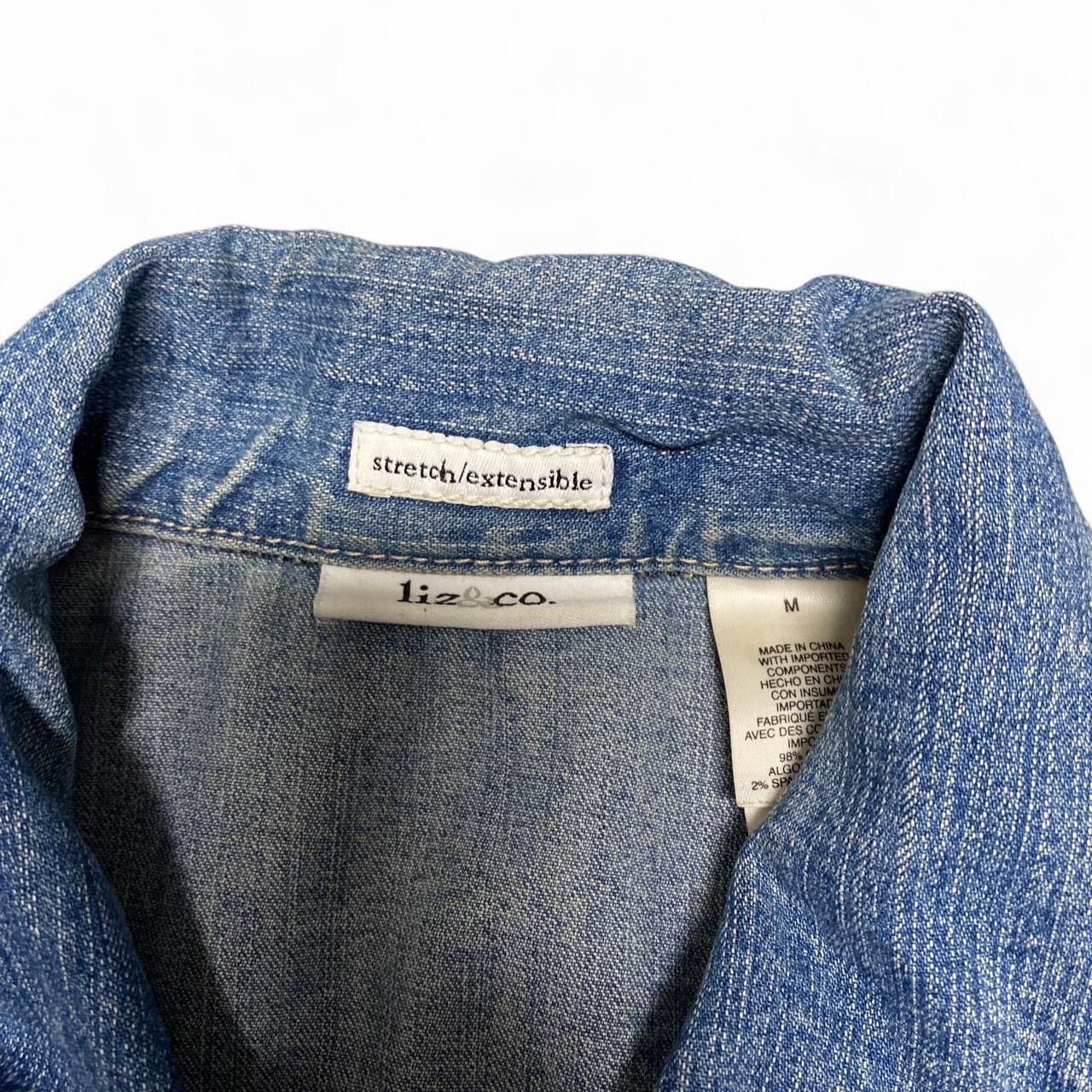 Other Y2k Liz & co light wash denim pocket jacket Size M / US 6-8 / IT 42-44 - 3 Thumbnail