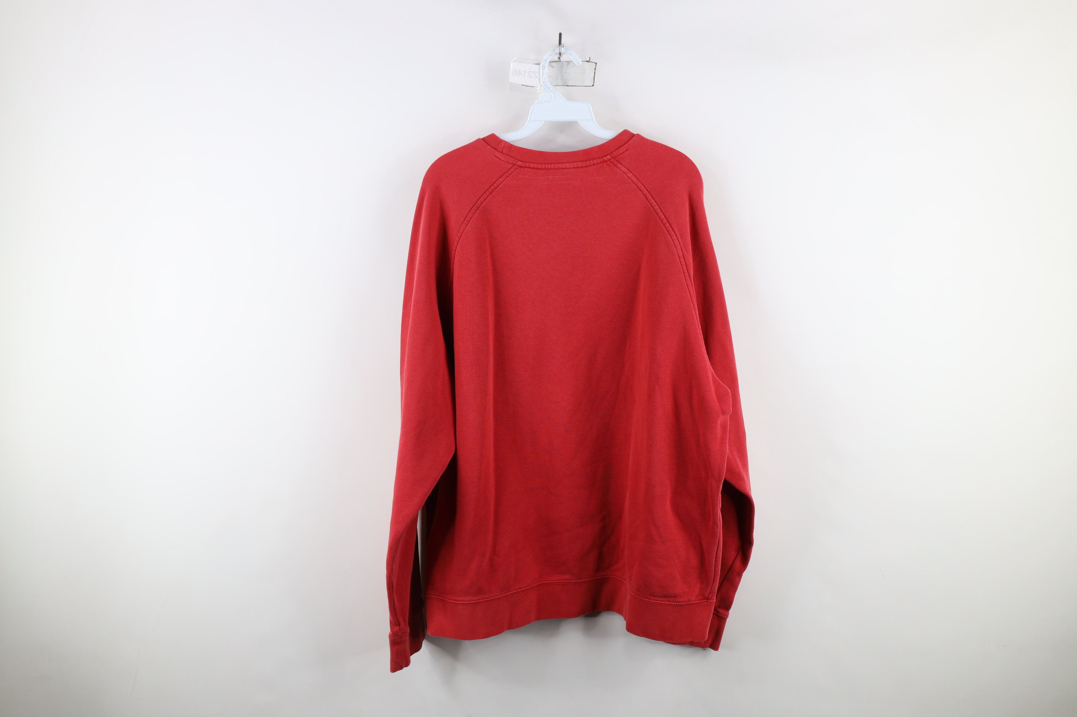 Nike × Vintage Vintage 90s Y2K Nike Monochrome Scott Mini Swoosh Sweatshirt Size US XL / EU 56 / 4 - 12 Thumbnail
