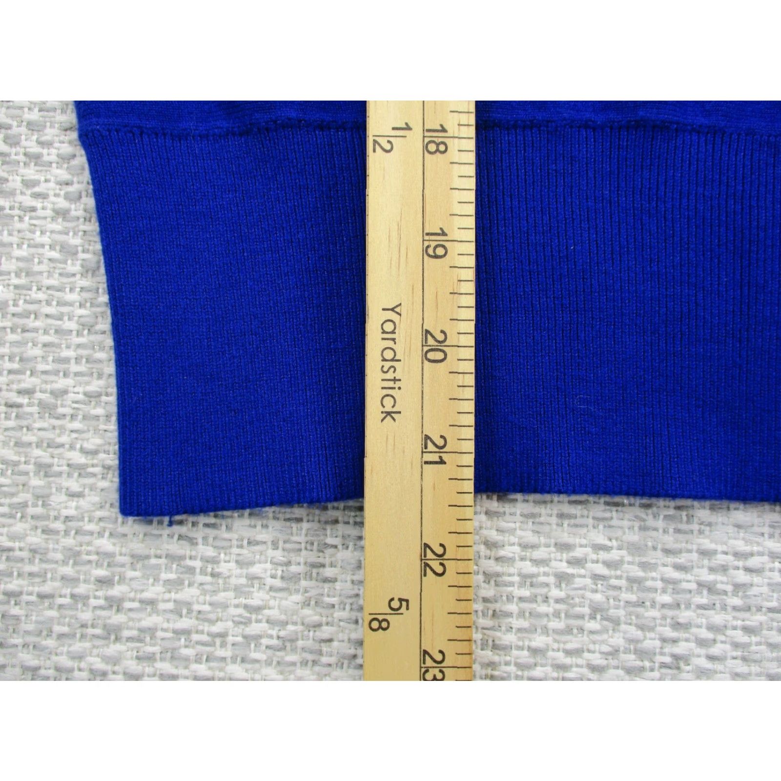 Vintage VINTAGE Investments Petites Pullover Sweater Shirt Womens Sz PS Blue Long Sleeve Mock Size S / US 4 / IT 40 - 5 Thumbnail