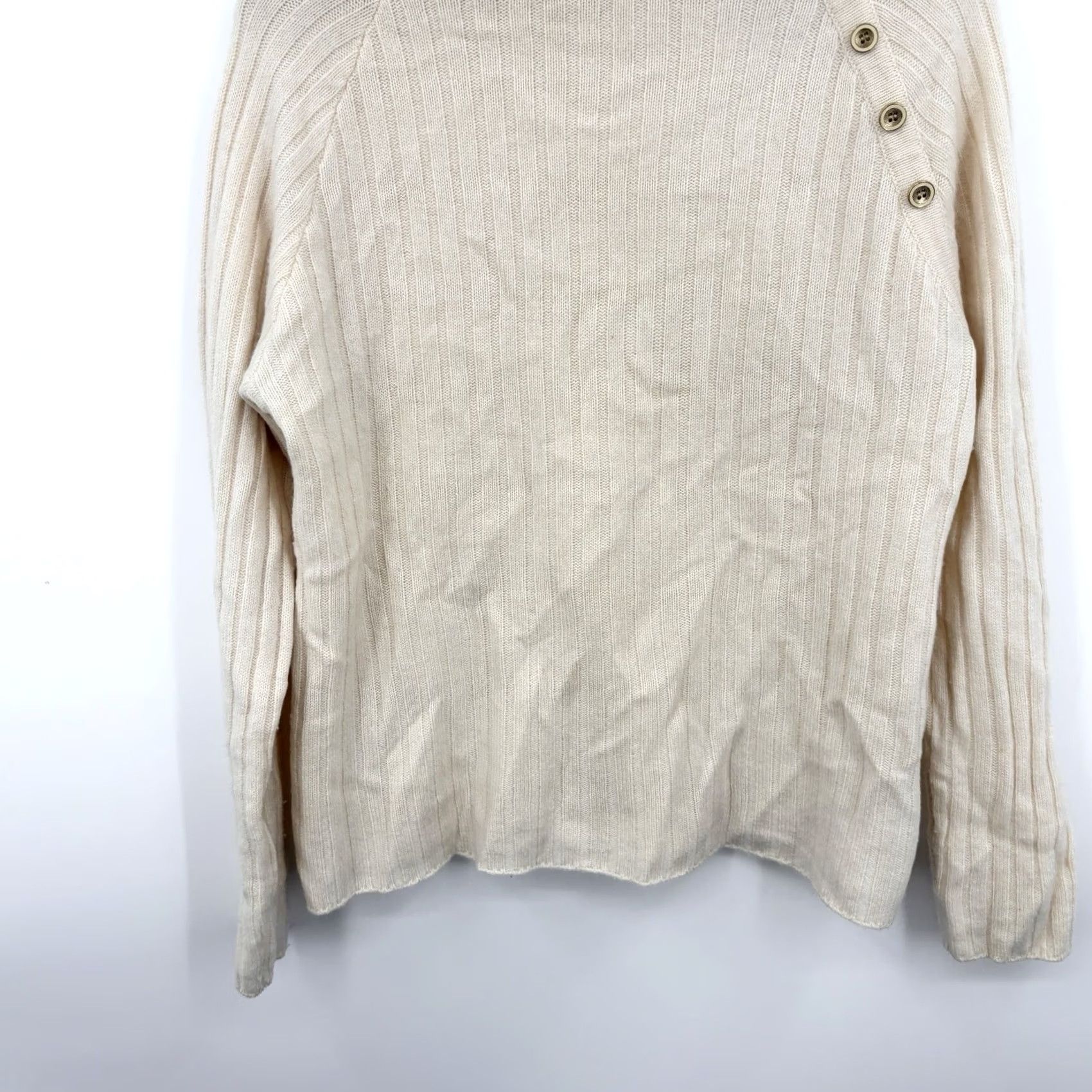 J.McLaughlin J. McLaughlin Sweater Large Cashmere Wool Quiet Luxury Old Money Preppy Academia Size L / US 10 / IT 46 - 4 Thumbnail