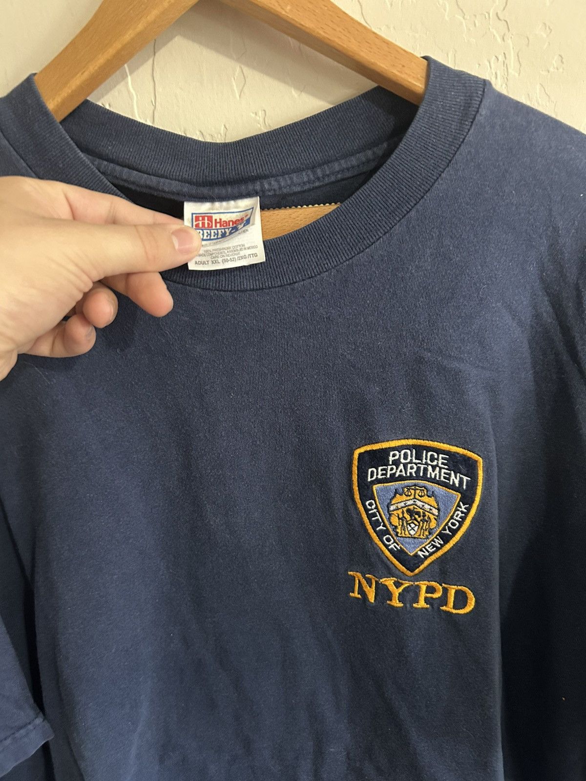 Vintage Vintage NYPD Shirt Size XXL Size US XXL / EU 58 / 5 - 2 Thumbnail